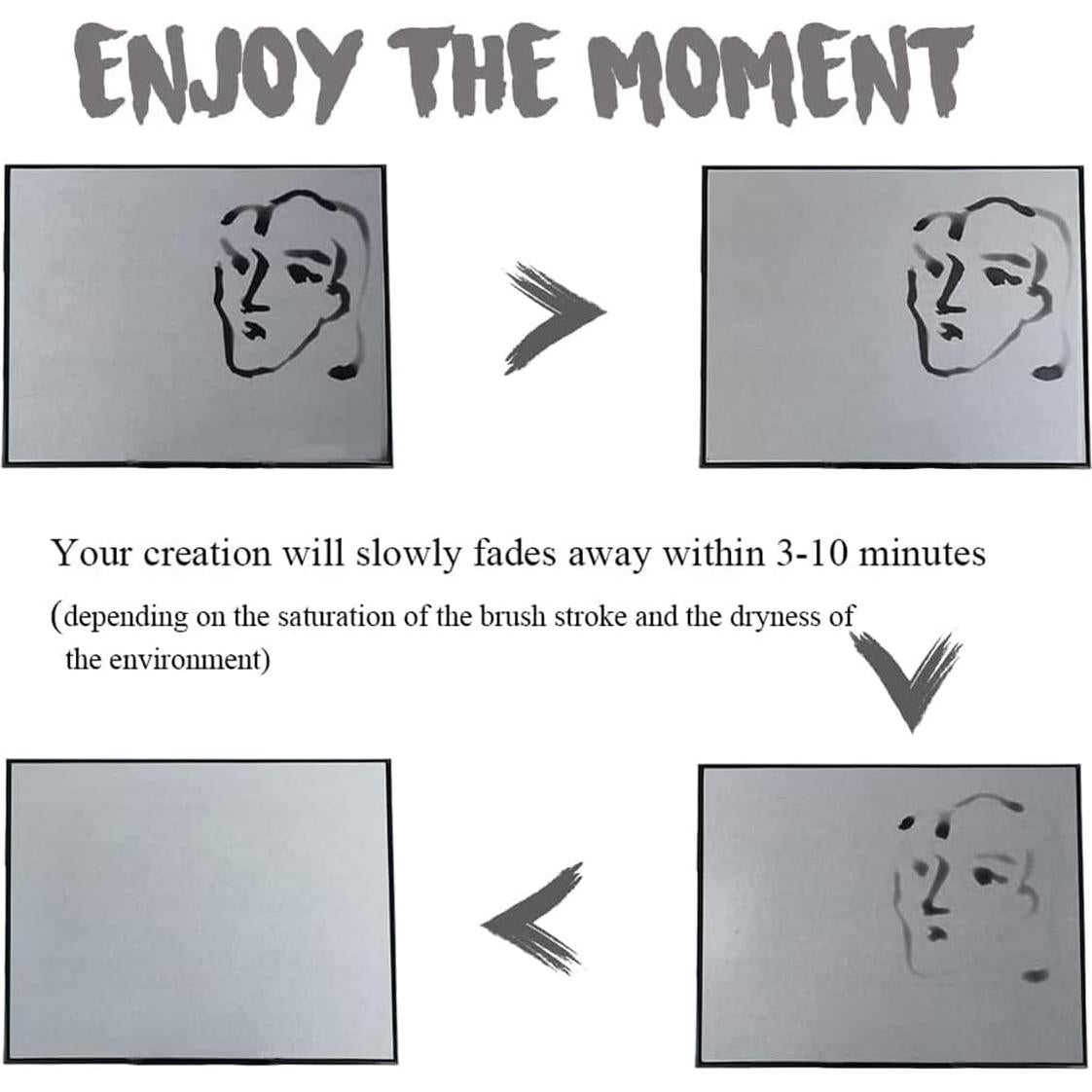 Tablero de Dibujo de Agua Zen AOVOA con Jardín y Esfera