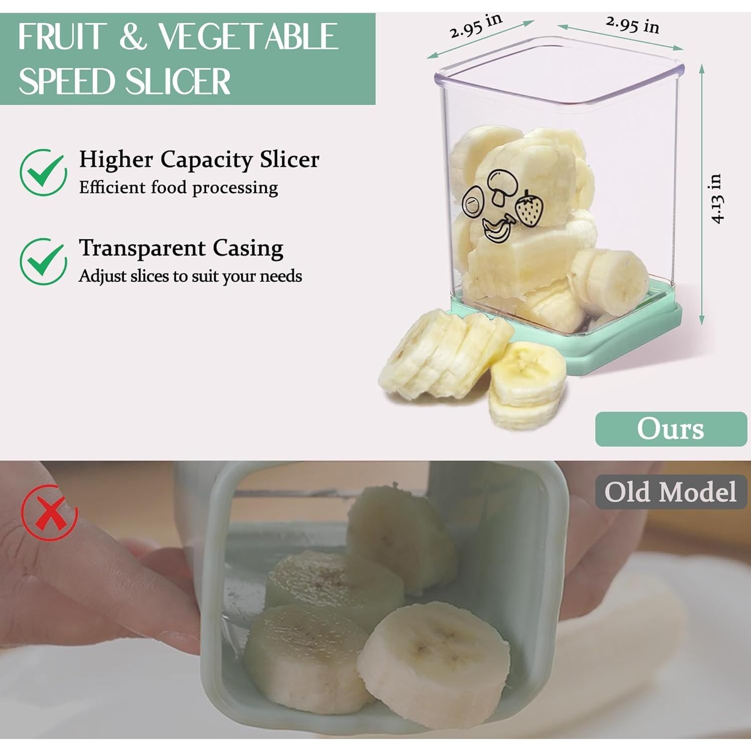 Cortador de Frutas ERHIRY de Acero Inoxidable Antideslizante