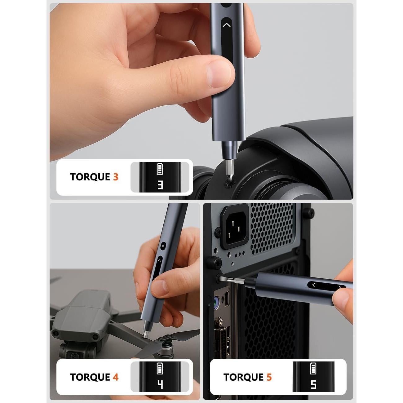 Destornillador Eléctrico Mini Soleilwear Y1 50 en 1 0.75N.m