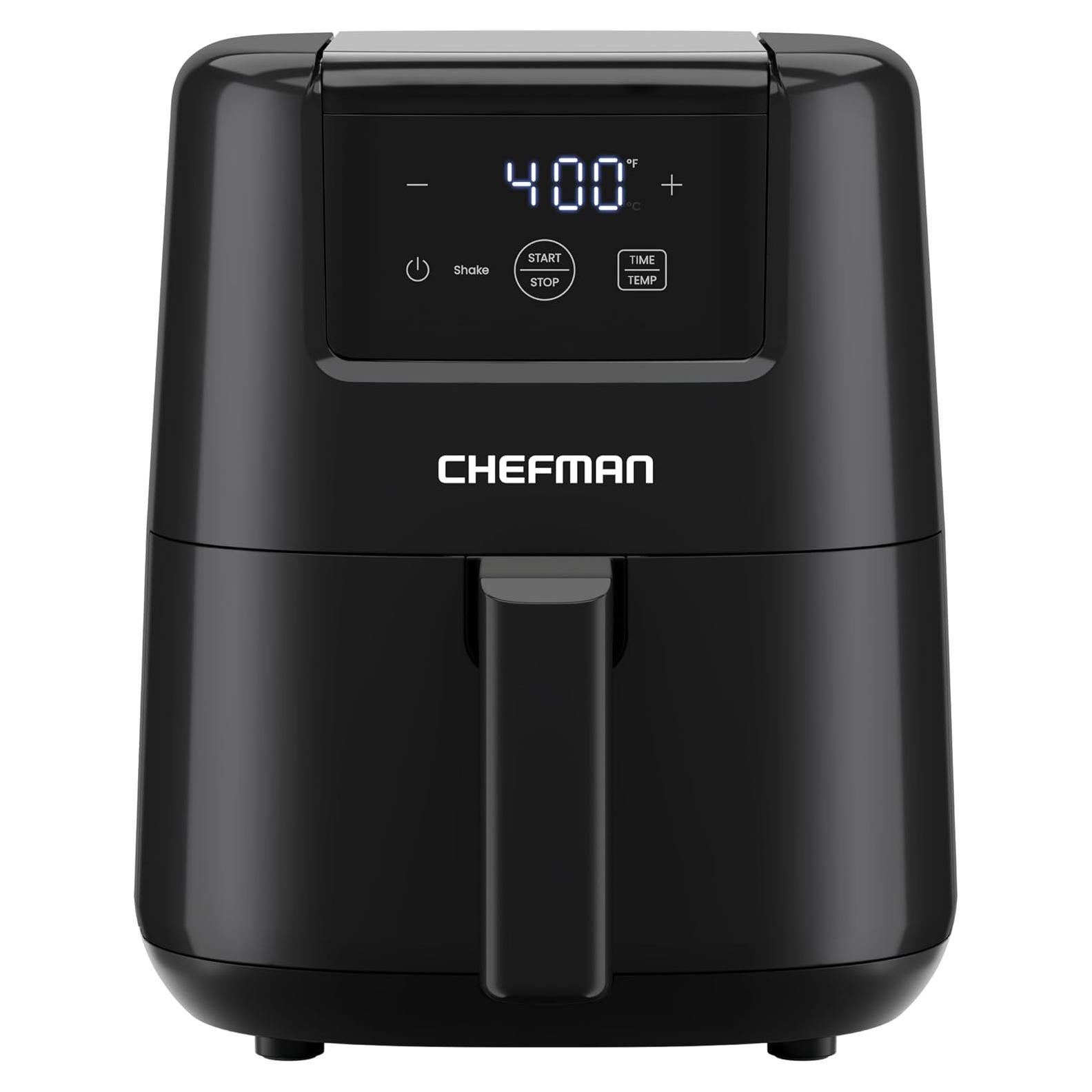 Freidora de Aire Chefman 2 Qt Digital Antiadherente Negra