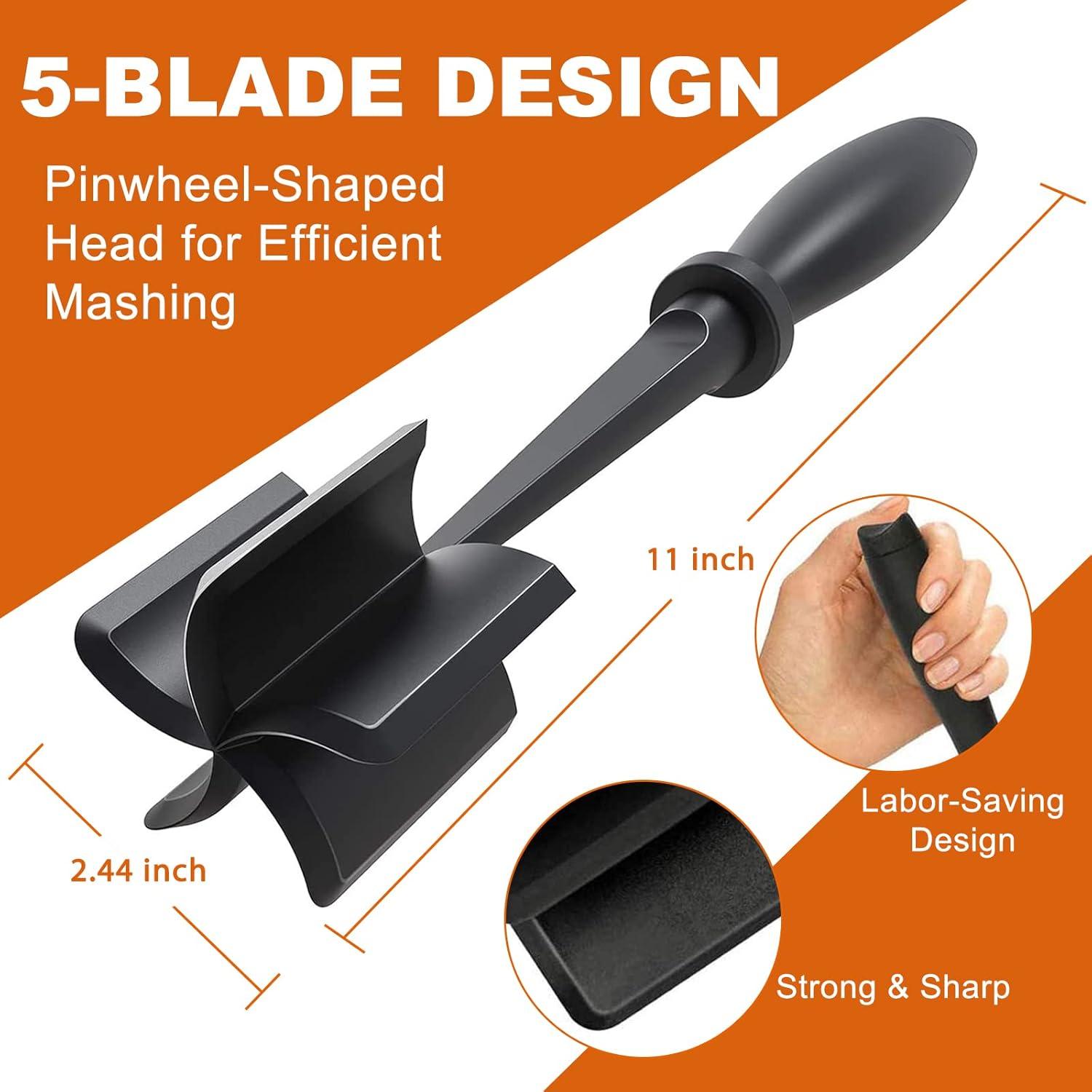 Picador de Carne GUMBALL 5 Cuchillas Nylon Resistente