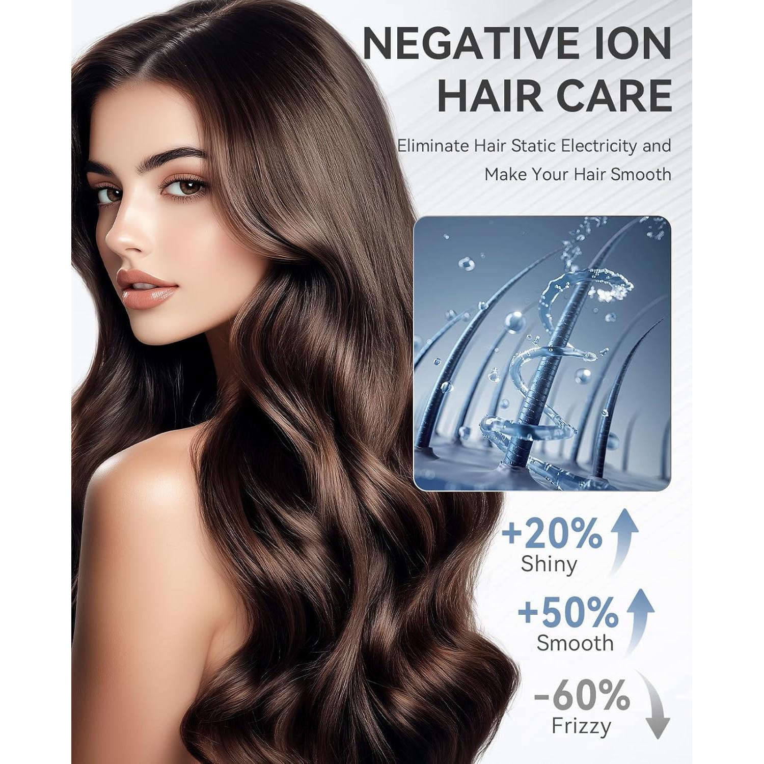 Secador de Pelo CONFU 1600W con Difusor y 3 Temperaturas