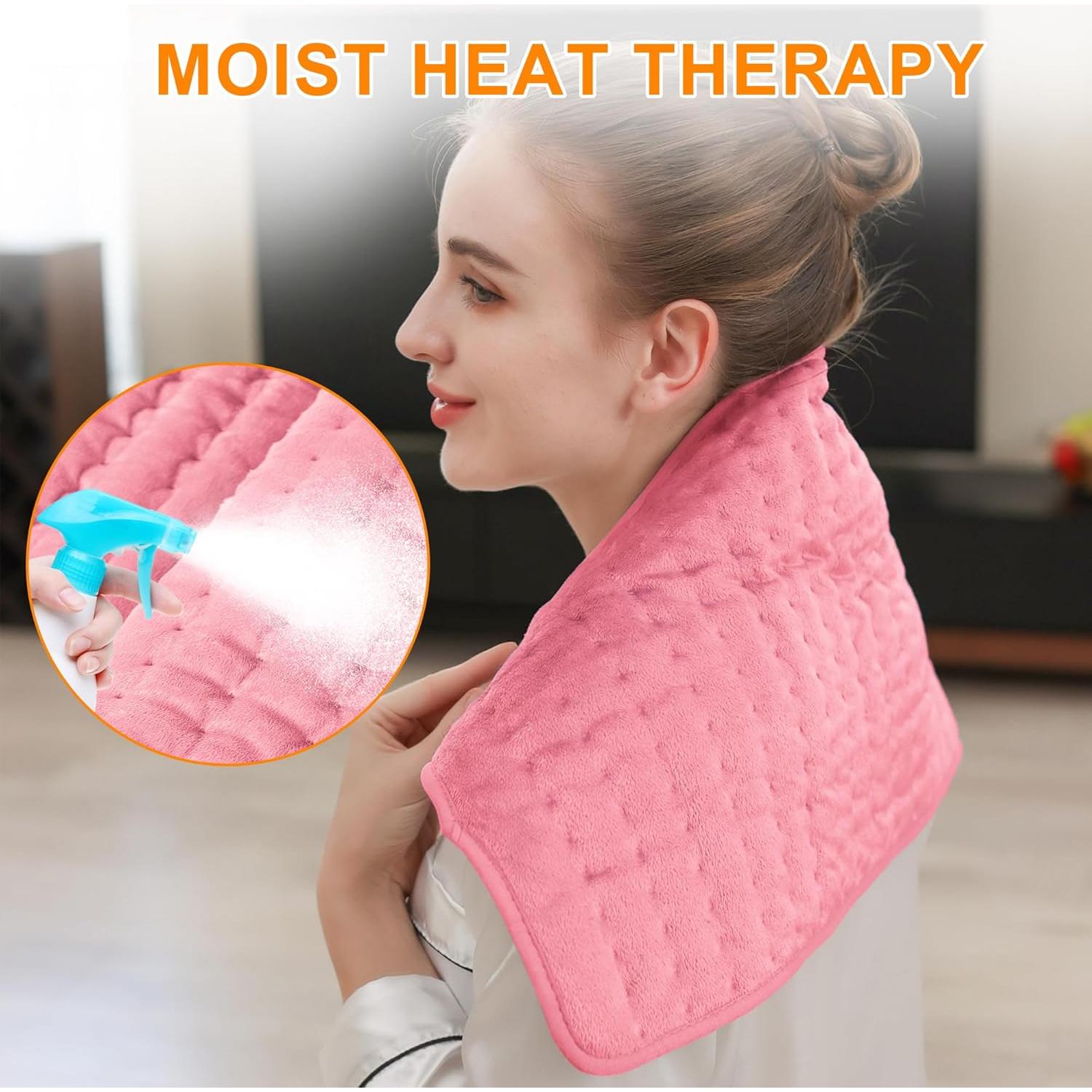 Almohadilla Calefactora Eléctrica Onkey 30x60 cm Rosa Bebé