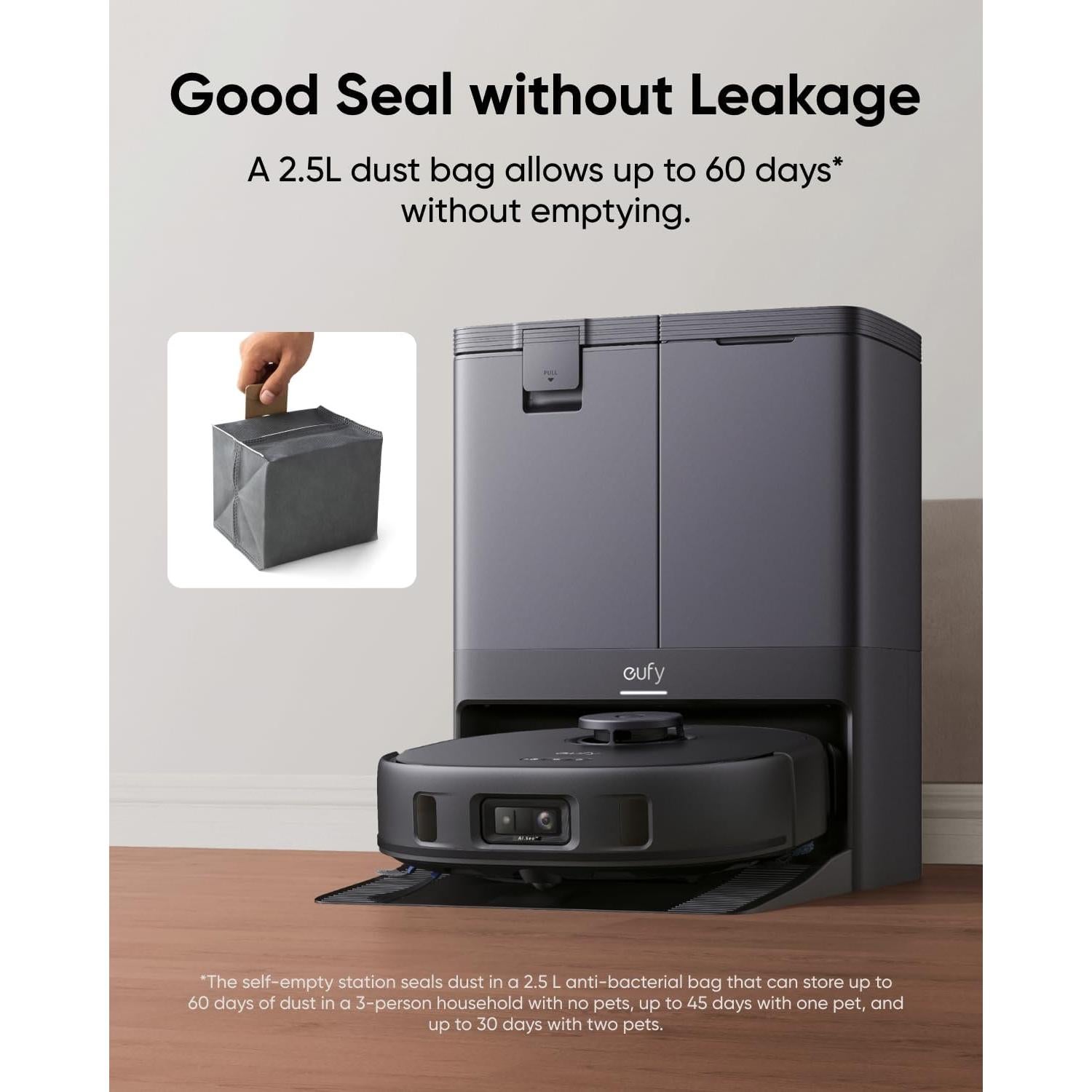 Bolsas de Polvo eufy para Aspiradora Robot X10 Pro Omni