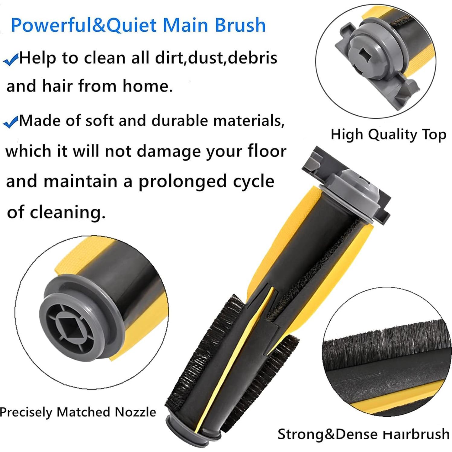 Kit de 16 Piezas Repuesto Shark IQ R101AE Filtros y Cepillos