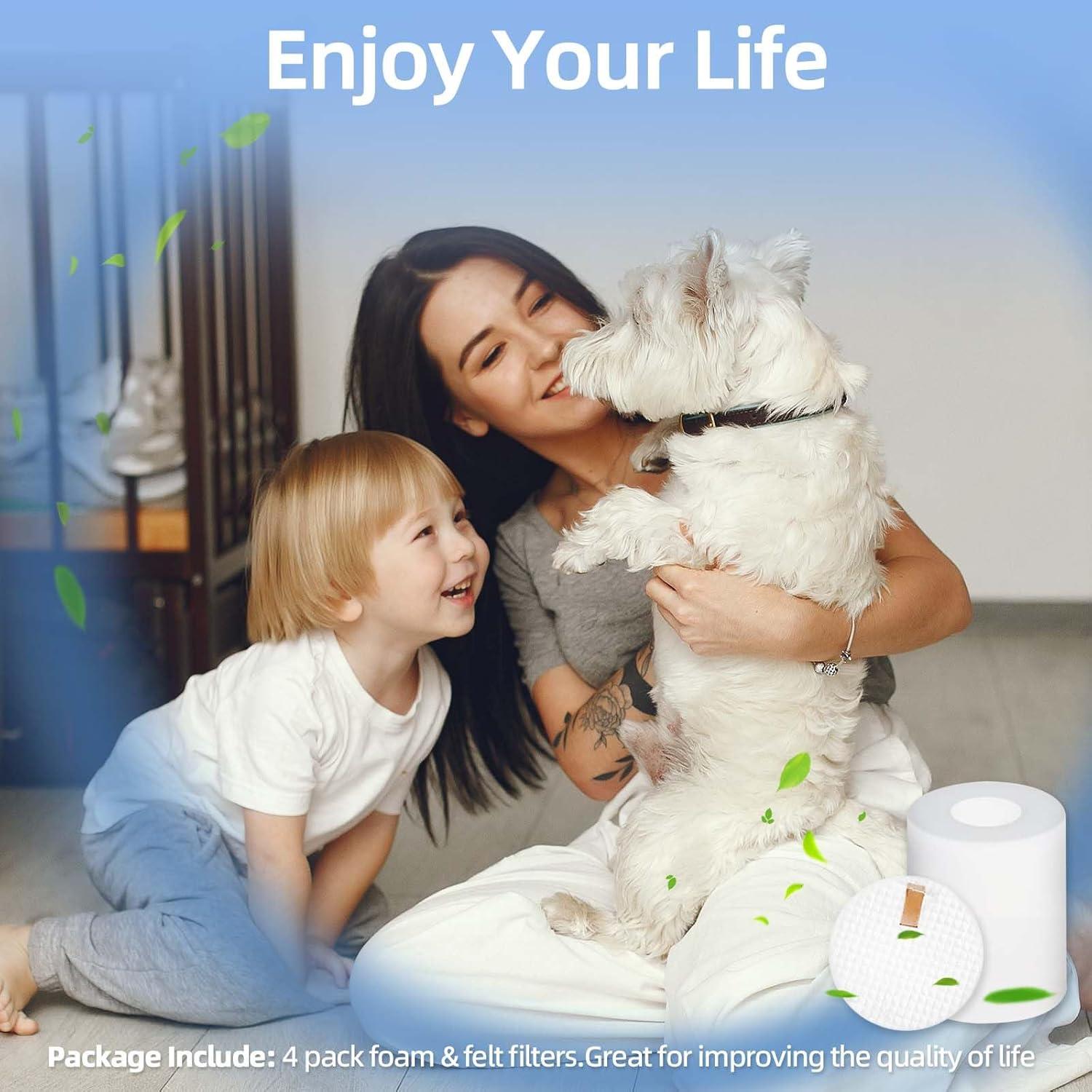 Filtros de Espuma Shark R101HFF 4 Pack Compatible Aspiradora