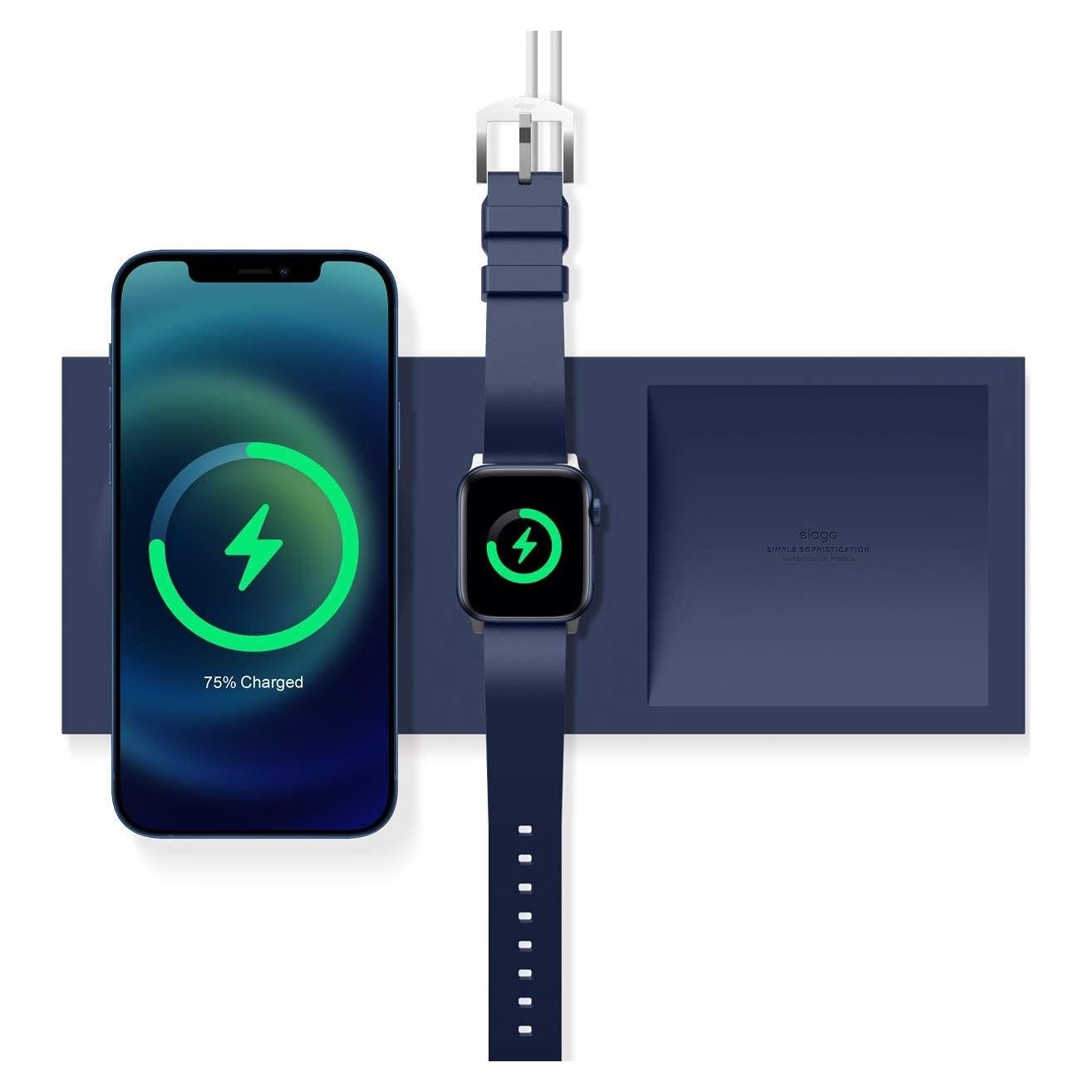 Bandeja de Carga Doble elago para MagSafe y Apple Watch