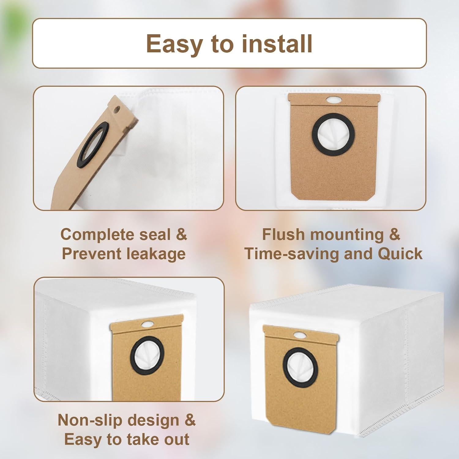 20 Bolsas de Vacío Lichelete para Eufy L50 L60 2.5L