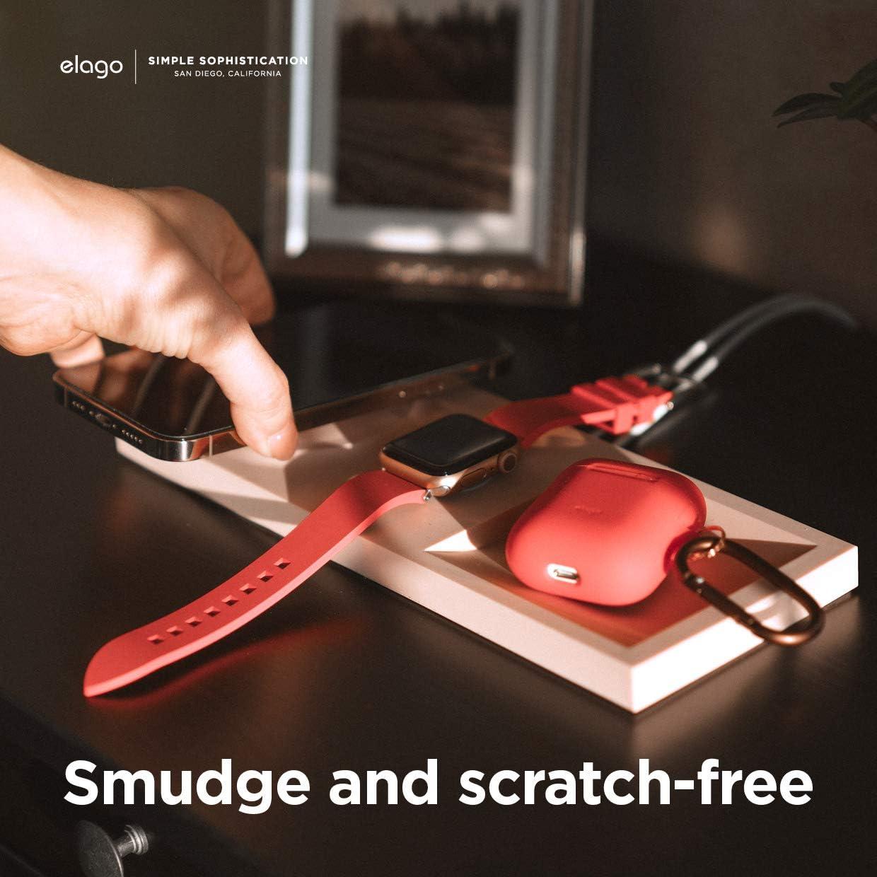 Bandeja de Carga Doble elago Rosa Arena para iPhone y Apple Watch