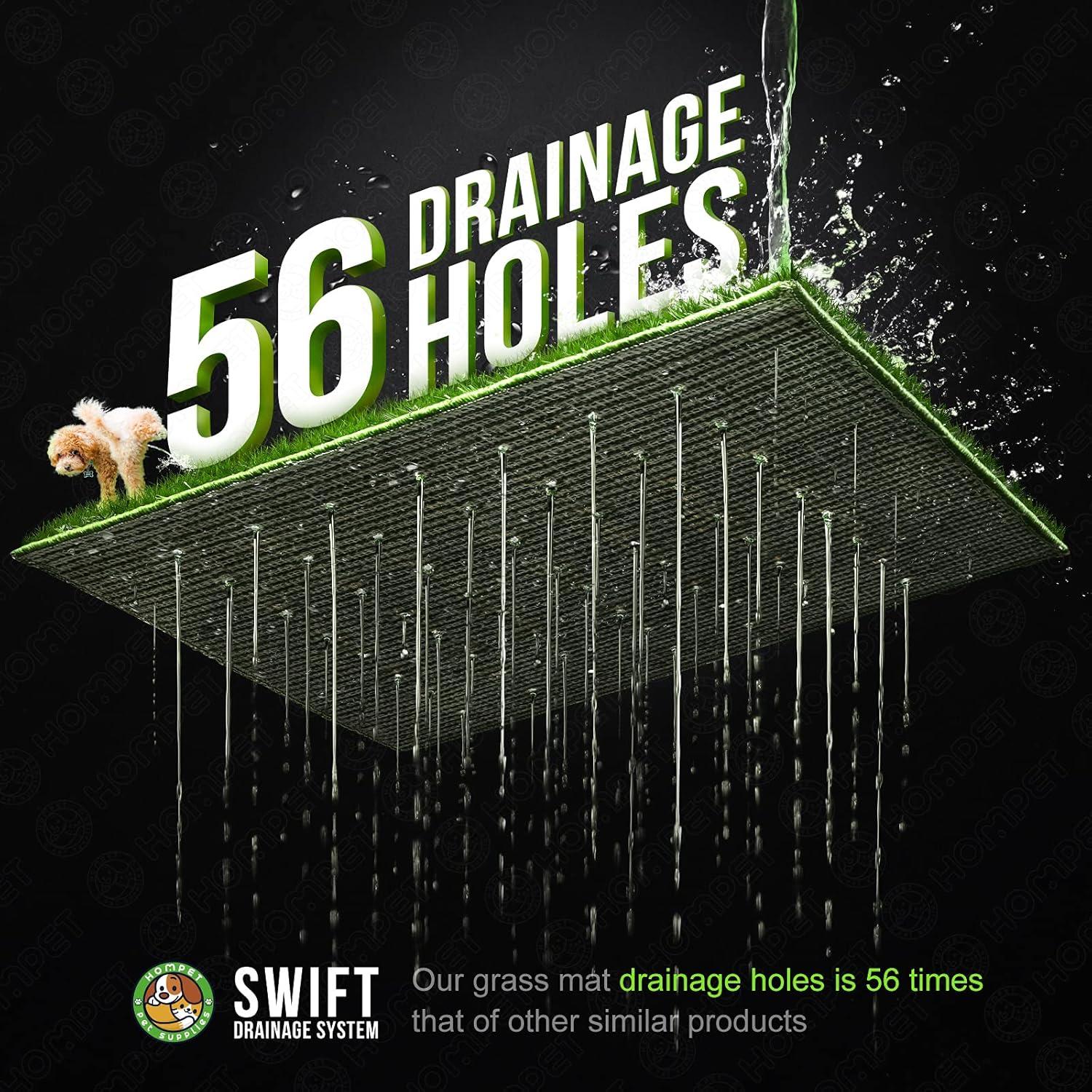 Hompet Almohadilla Césped Perros 76x51cm Reutilizable