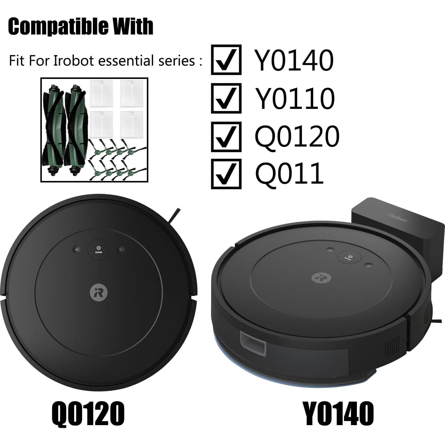 Kit Accesorios 14 Pzs para iRobot Roomba Q0120 Q0140 Q011