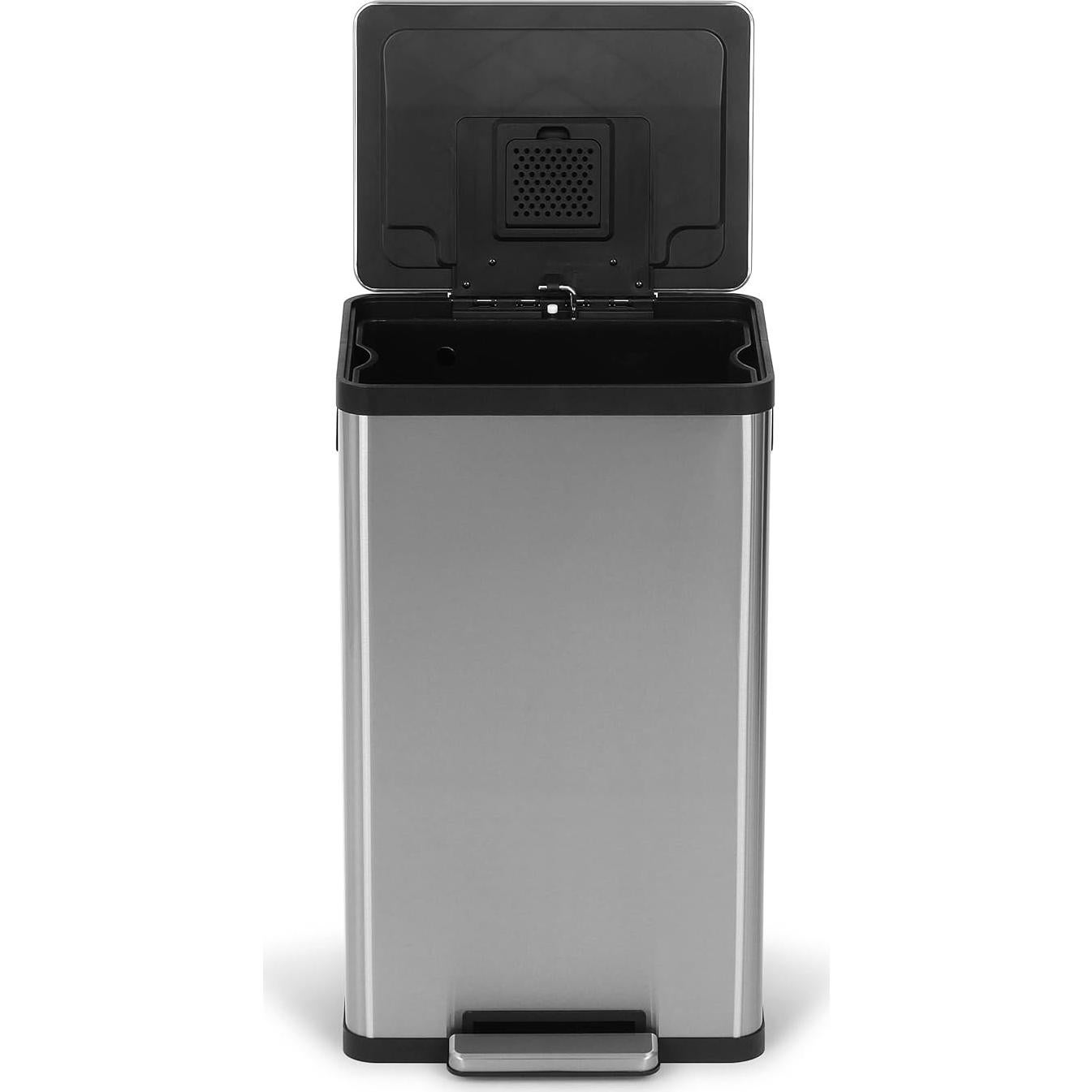 Cubo de Basura Simpli-Magic 50L Acero Inoxidable con Pedal