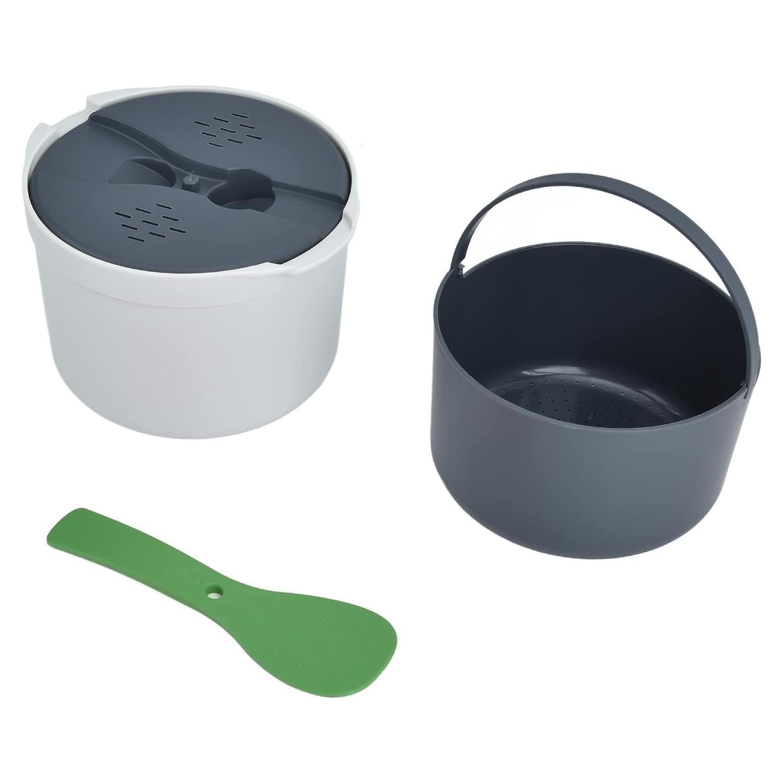 Cocinero de Arroz y Pasta de Microondas TOTITOM 2L Verde