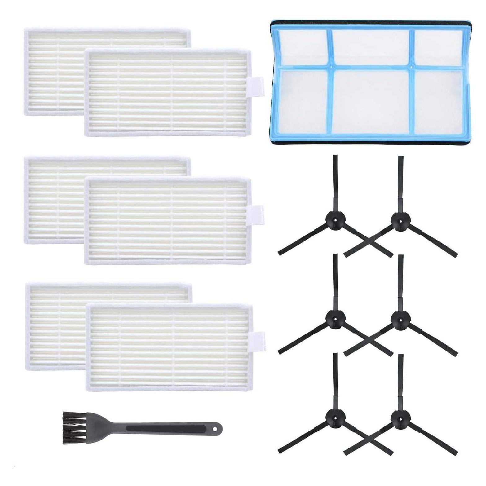 Kit de Filtros y Cepillos para Aspiradora ILIFE V3 V5 V5s