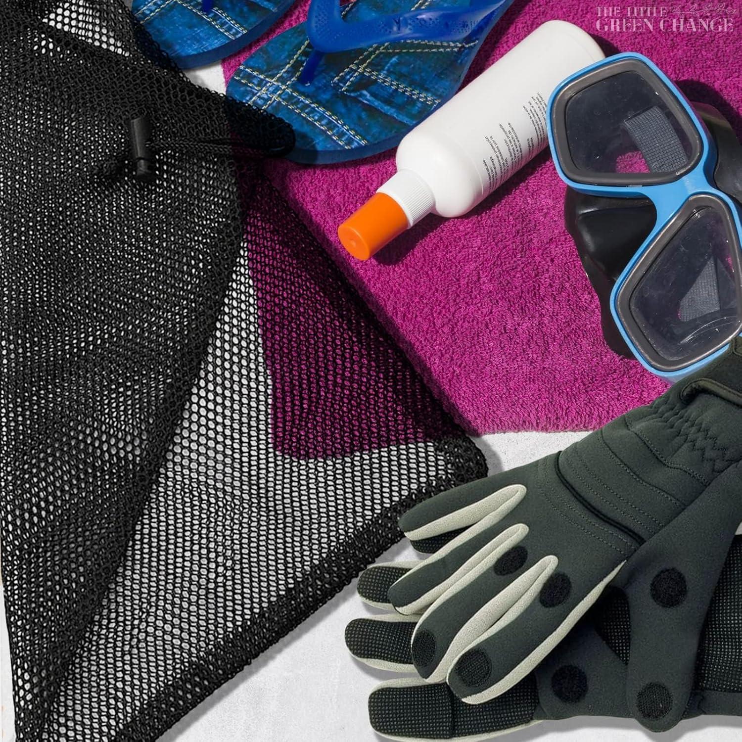 10 Bolsas de Malla Nylon The Little Green Change 29x19cm