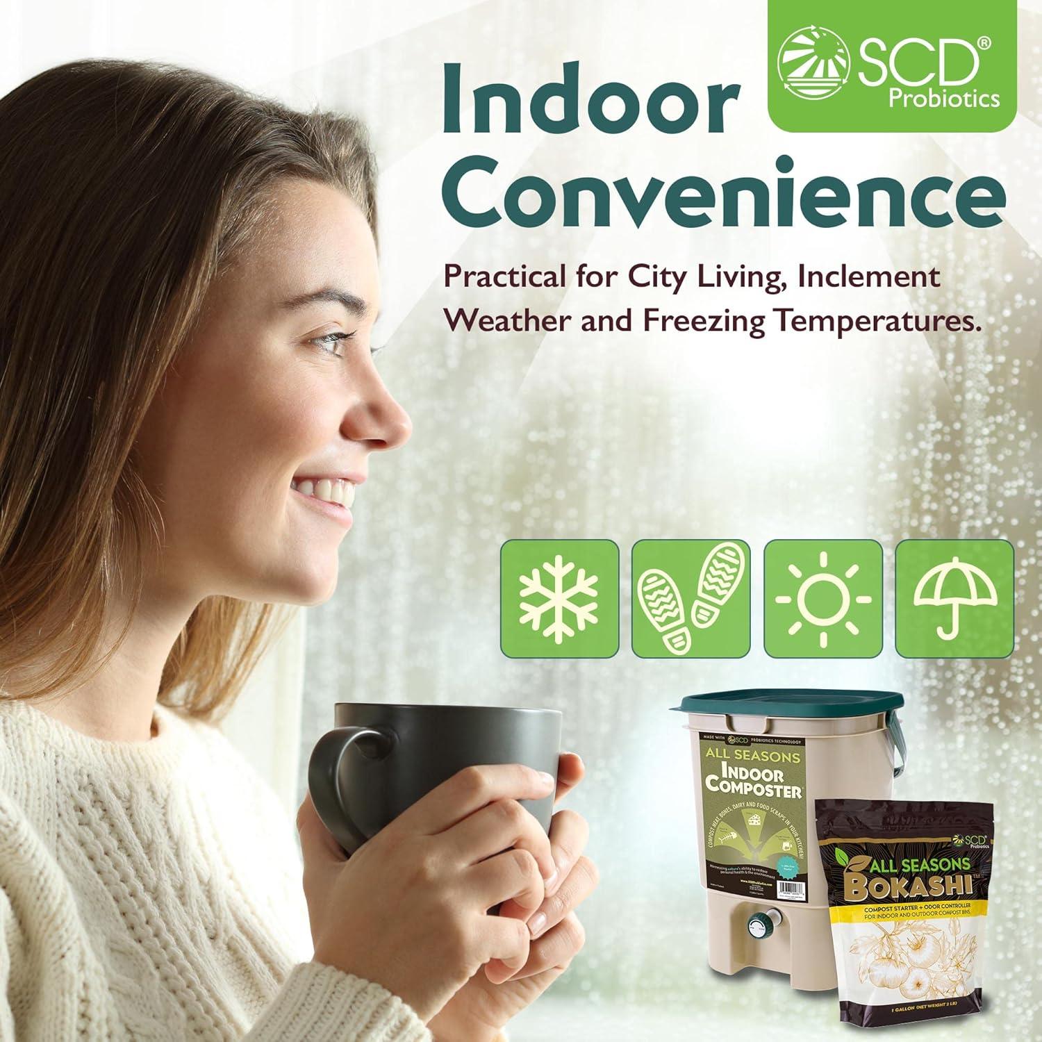 Kit de Compostaje en Interiores SCD Probiotics 5 Galones