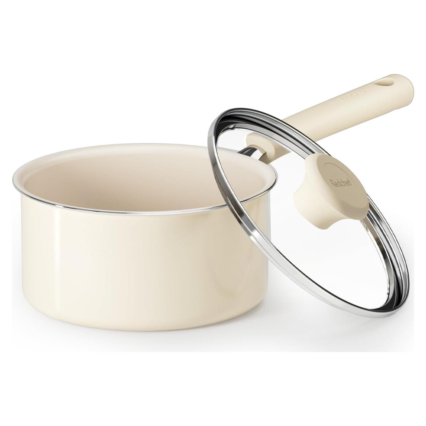 Cacerola Antiadherente Redchef 1.5L Cerámica con Tapa