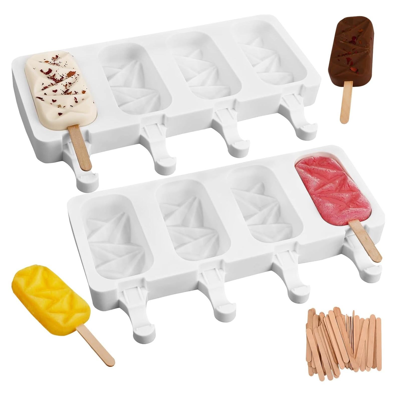 Moldes de Silicona para Paletas Sakolla 2 Piezas Diamante