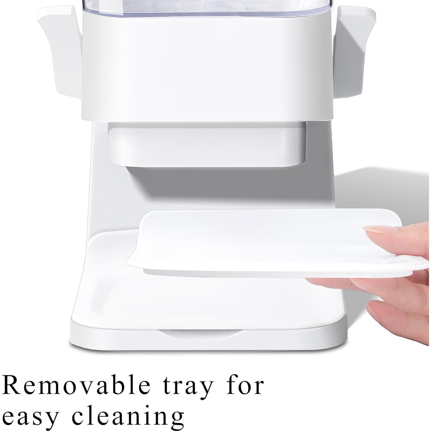 Dispensador de Cereal Blanco 5.5L 2Pcs Control de Porciones