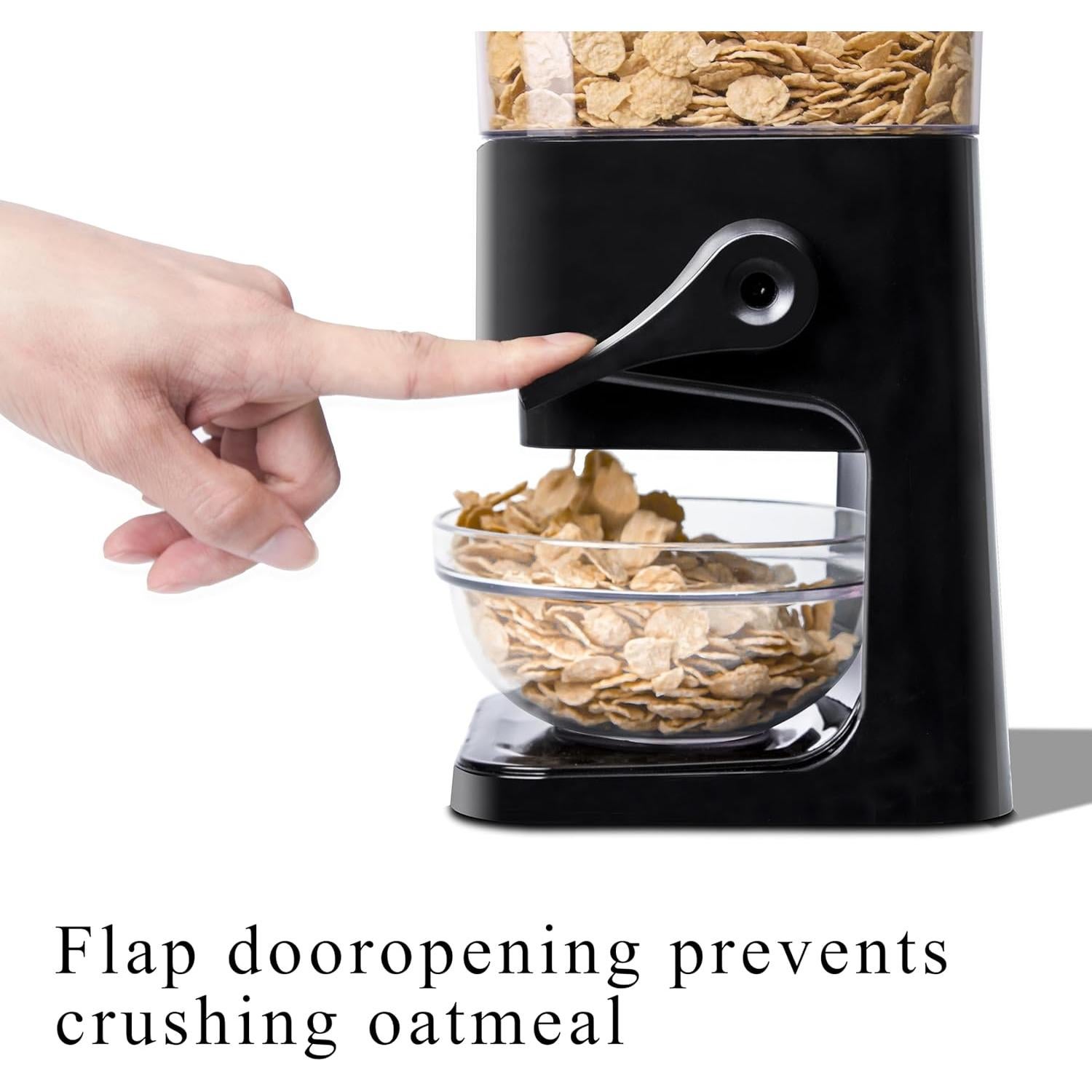 Dispensador de Cereal 5.5L FHJP Negro para Cocina