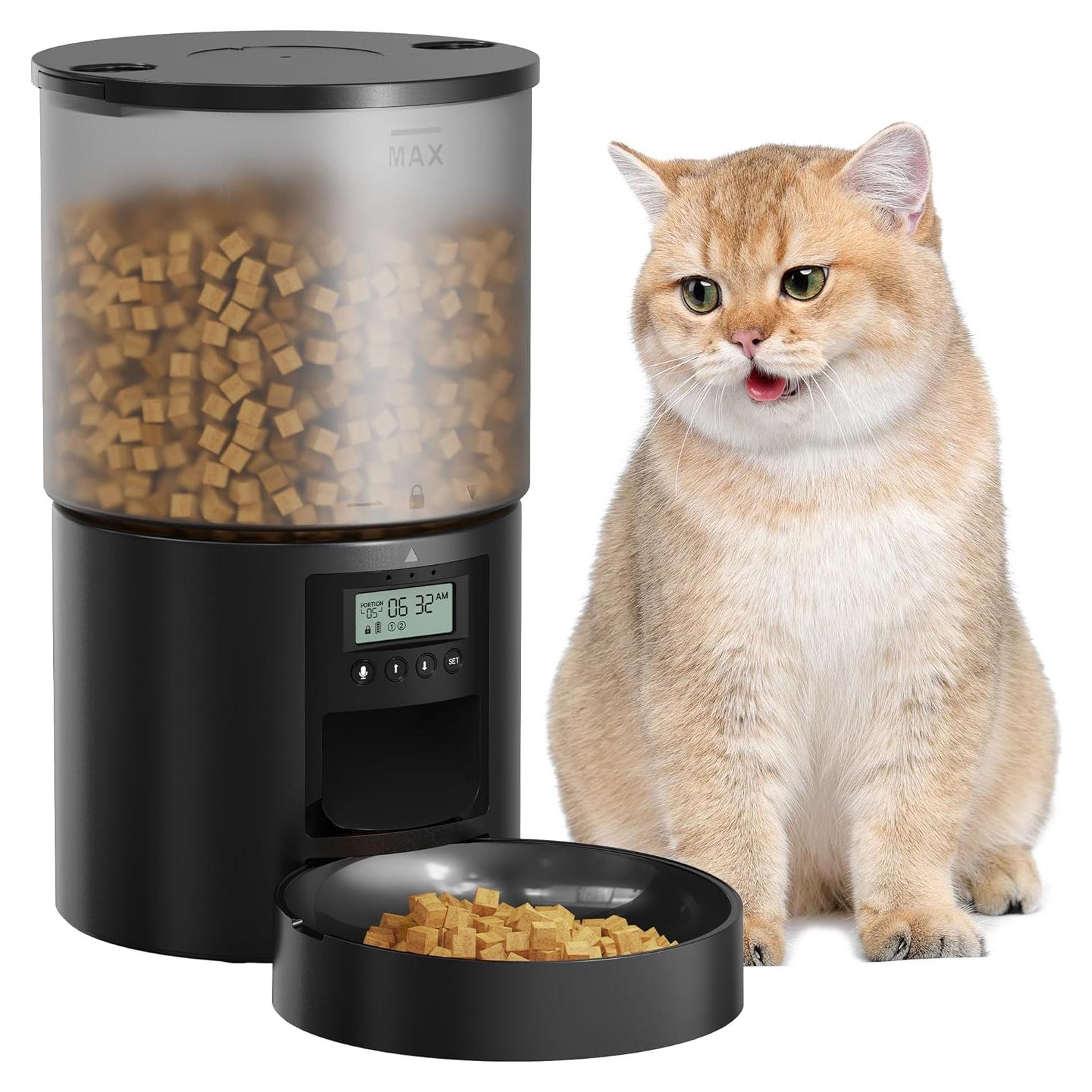 Dispensador Automático de Comida POOEKEN 4L para Gatos y Perros