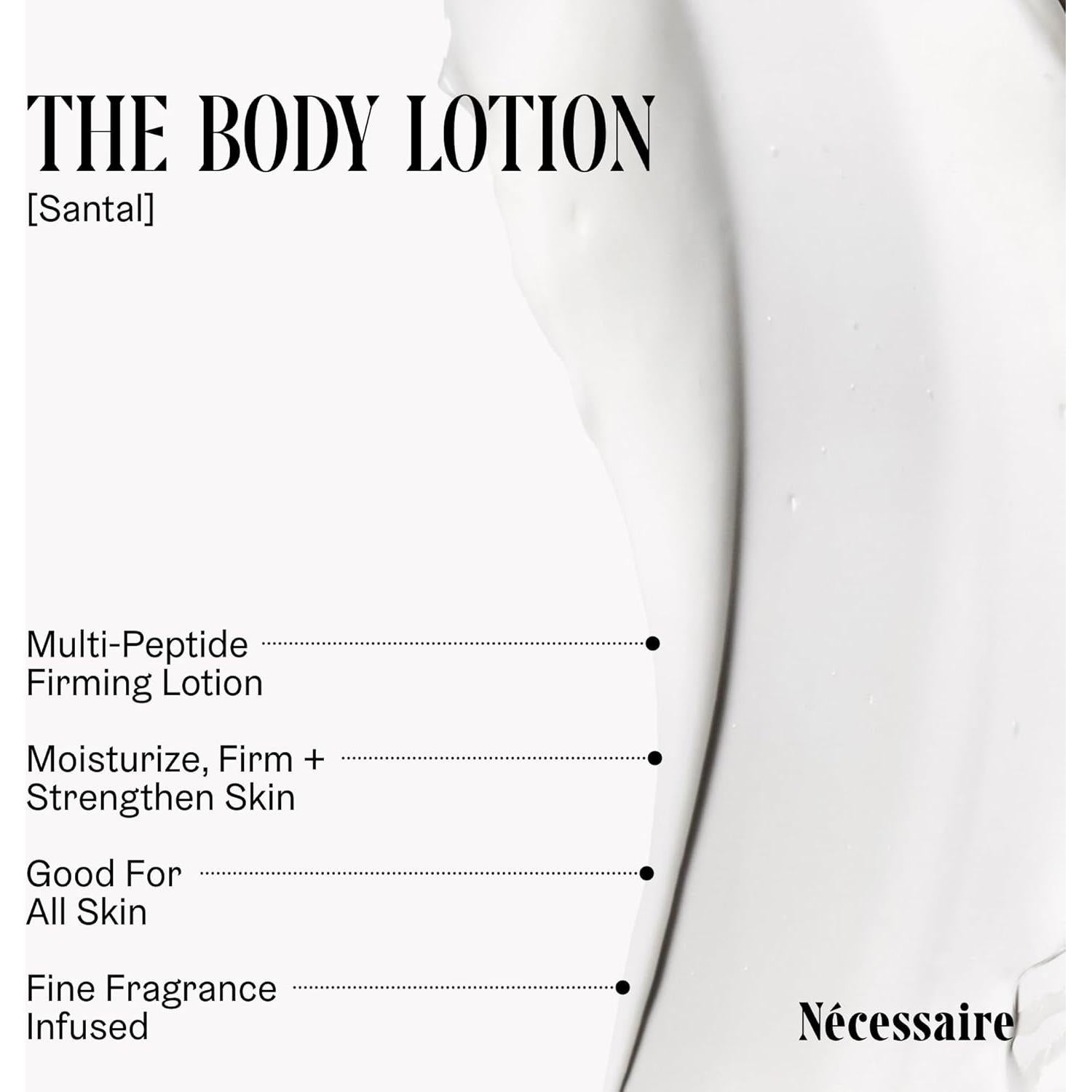 Set de Cuidado Corporal Nécessaire - Gel, Loción y Desodorante Sándalo