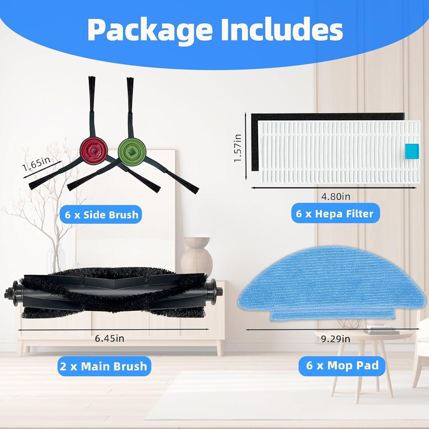 Kit de Repuestos para Aspiradora Robot Tikom L9000 L8000