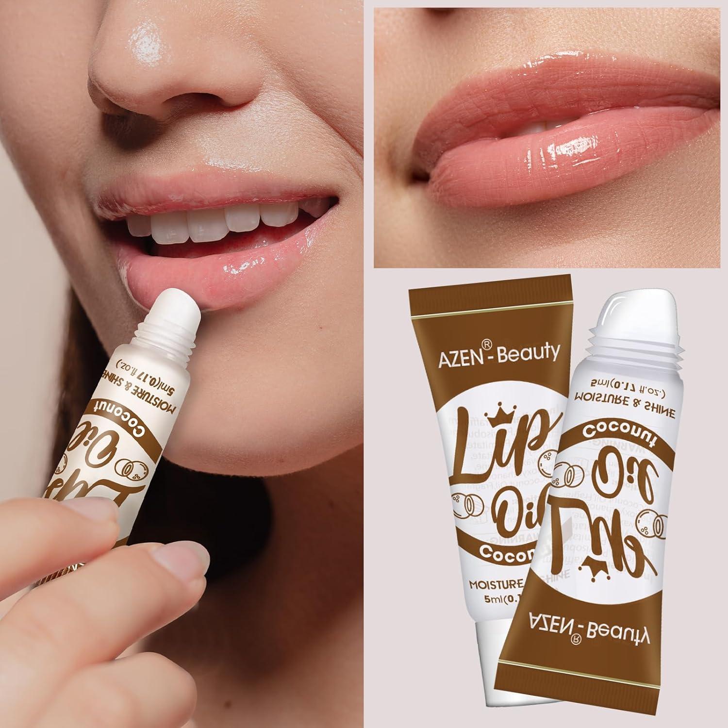 Set de 60 Brillos Labiales Transparentes AZEN - Hidratante con Vitamina E