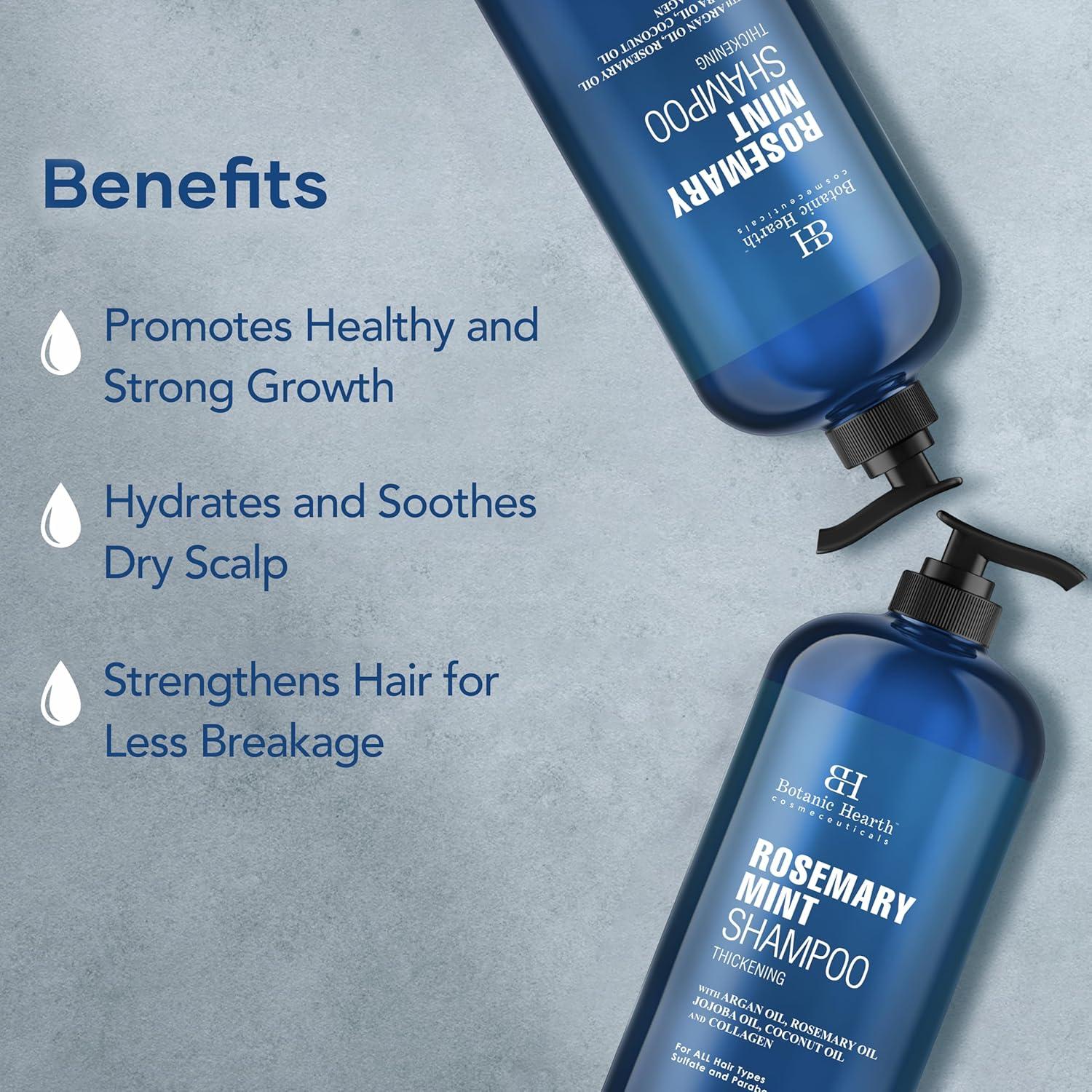 Champú y Acondicionador Botanic Hearth Romero 473 ml Engrosante