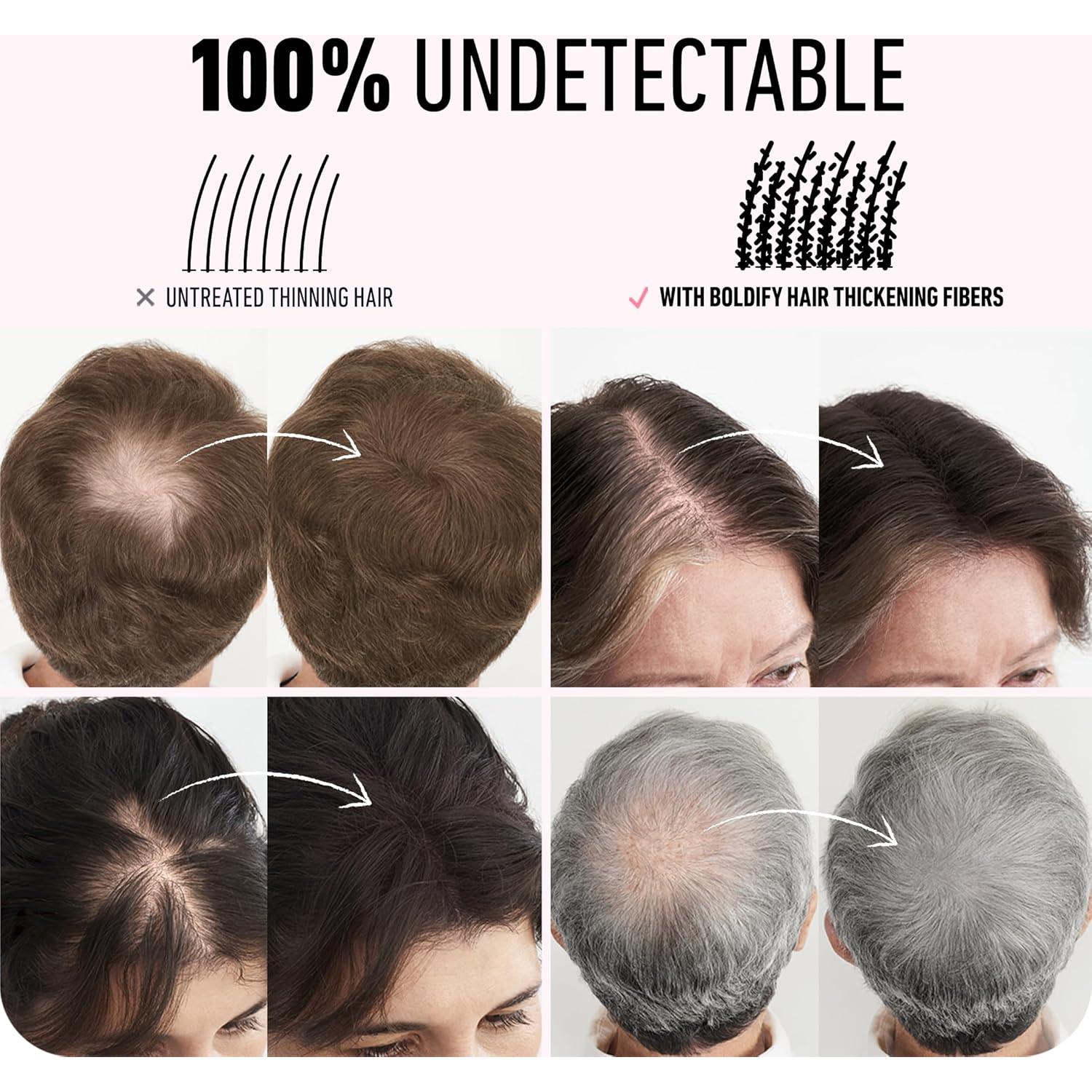 Fibras para Engrosar Cabello Boldify 56g - Marrón Oscuro