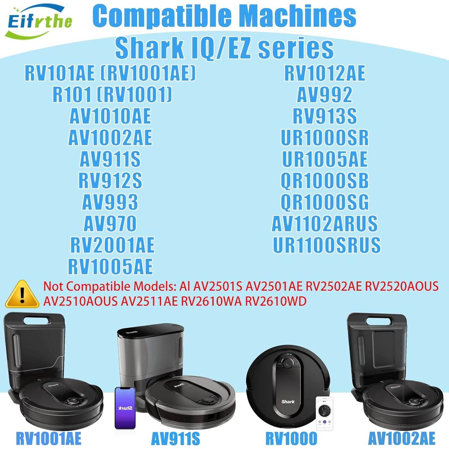 Repuestos 26 Piezas para Aspiradora Robot Shark RV1001AE