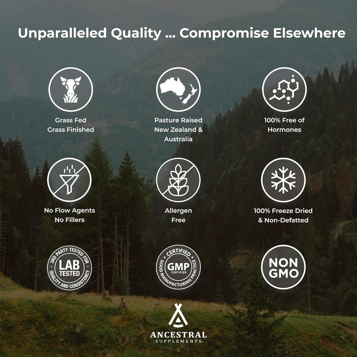 Suplemento de Órganos de Res Ancestral Supplements 180 Cápsulas