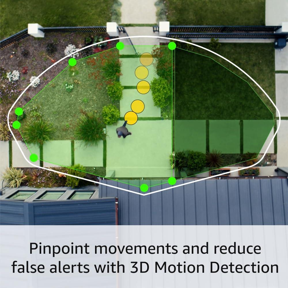 Ring Battery Doorbell Pro (newest model), Two-Way Talk with Audio+, 3D Motion Detection, and 1536p HD+ Head-to-Toe Video