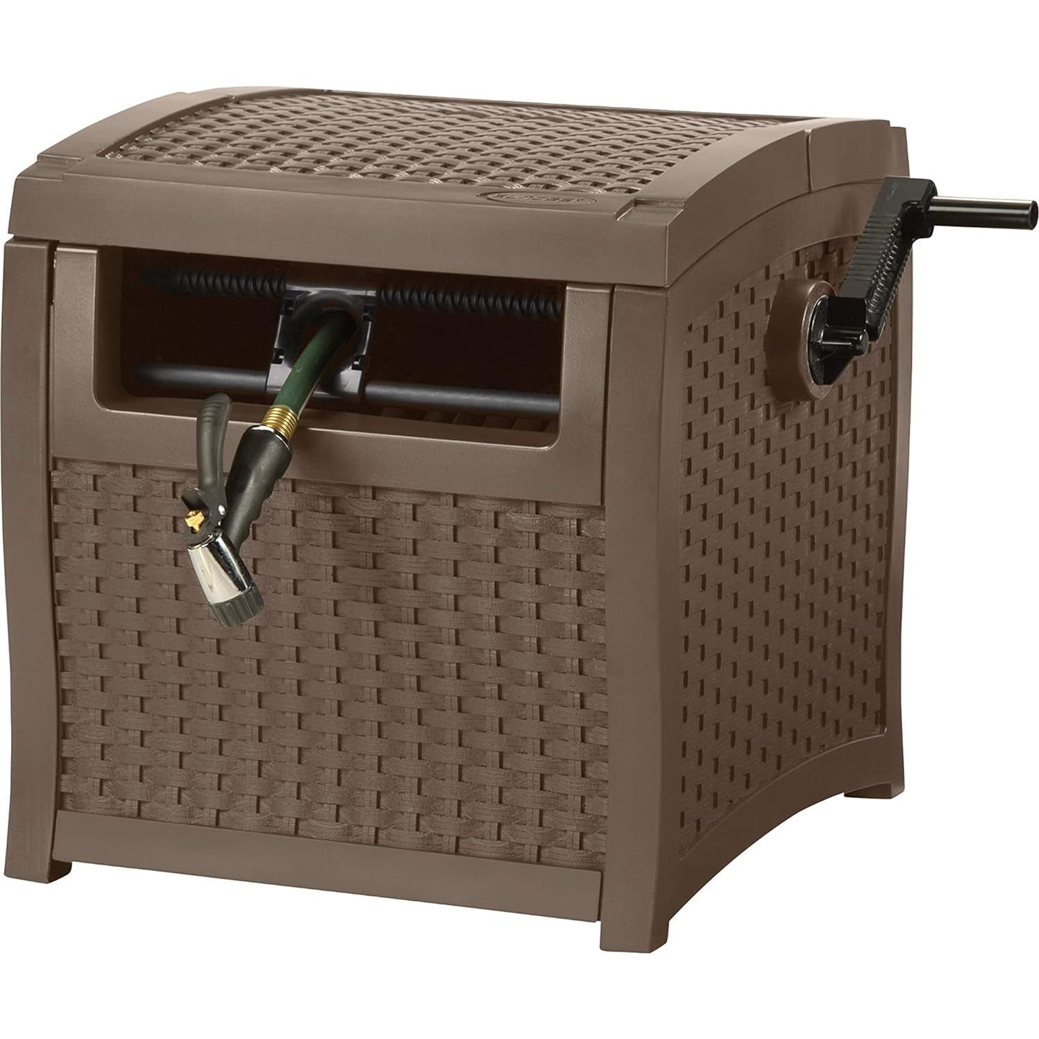 Carrete de Manguera Suncast 68.58 m + Manguera Flexzilla 30.48 m