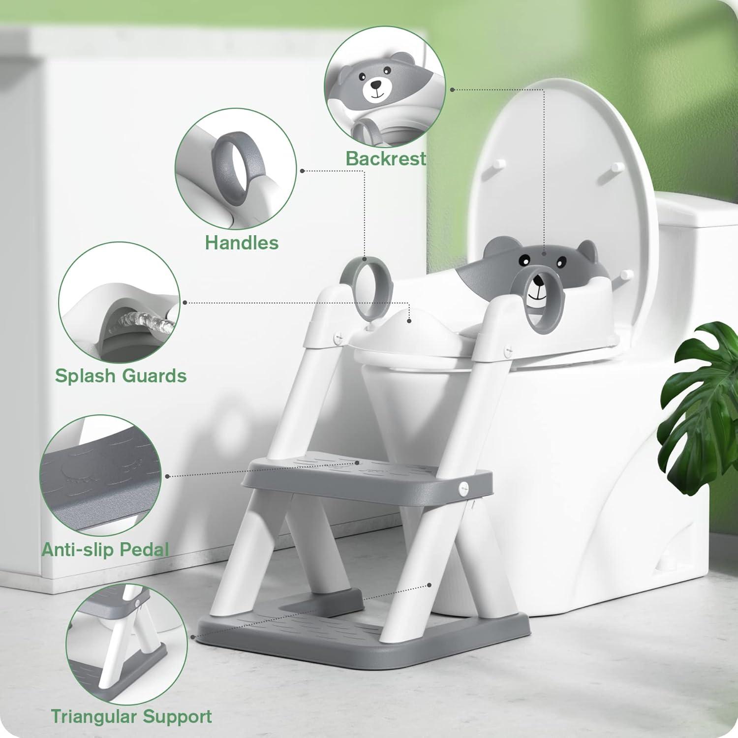 Asiento de Entrenamiento para Baño RABB 1ST Ajustable 2 en 1