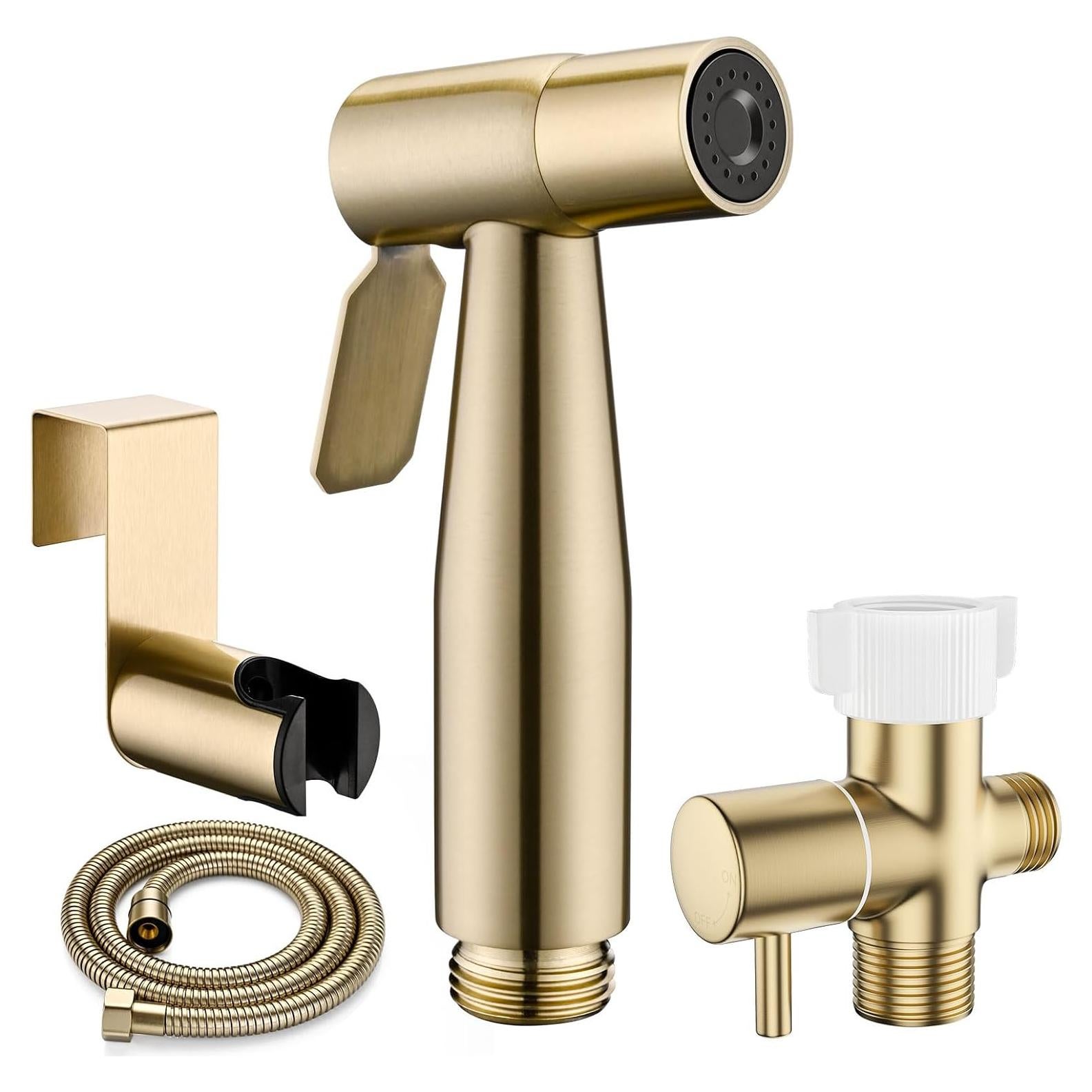 Rociador de Bidet de Mano BRITULIF Dorado para Inodoro