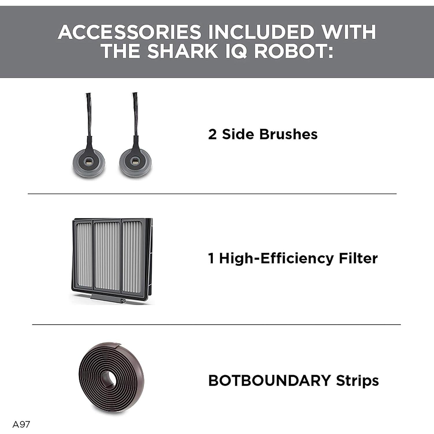 Aspiradora Robot Shark AV970 IQ con Cepillo Autolimpiante