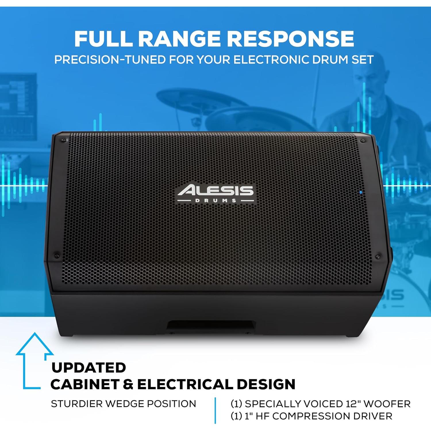 Alesis Strike Amp 12 MK2 - Amplificador 2500W con Bluetooth