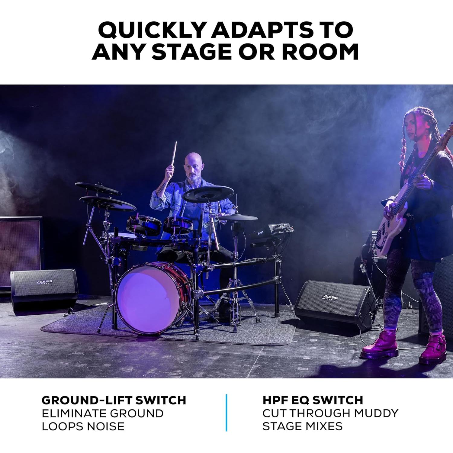 Alesis Strike Amp 12 MK2 - Amplificador 2500W con Bluetooth