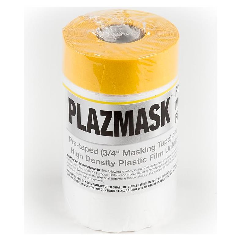 Película de enmascarar pre-adhesiva PlazMask 0.64 cm x 19.81 m