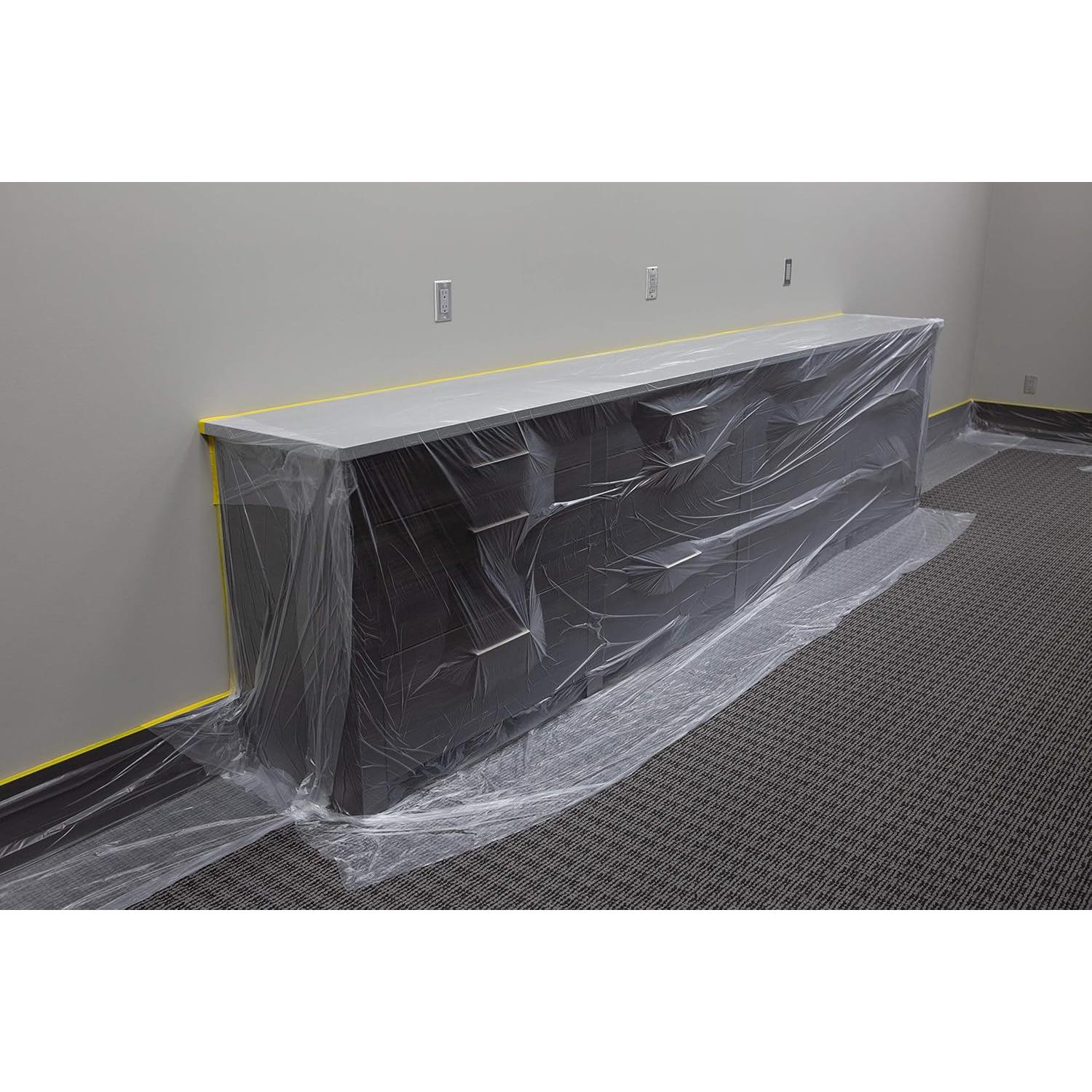 Película de enmascarar pre-adhesiva PlazMask 0.64 cm x 19.81 m