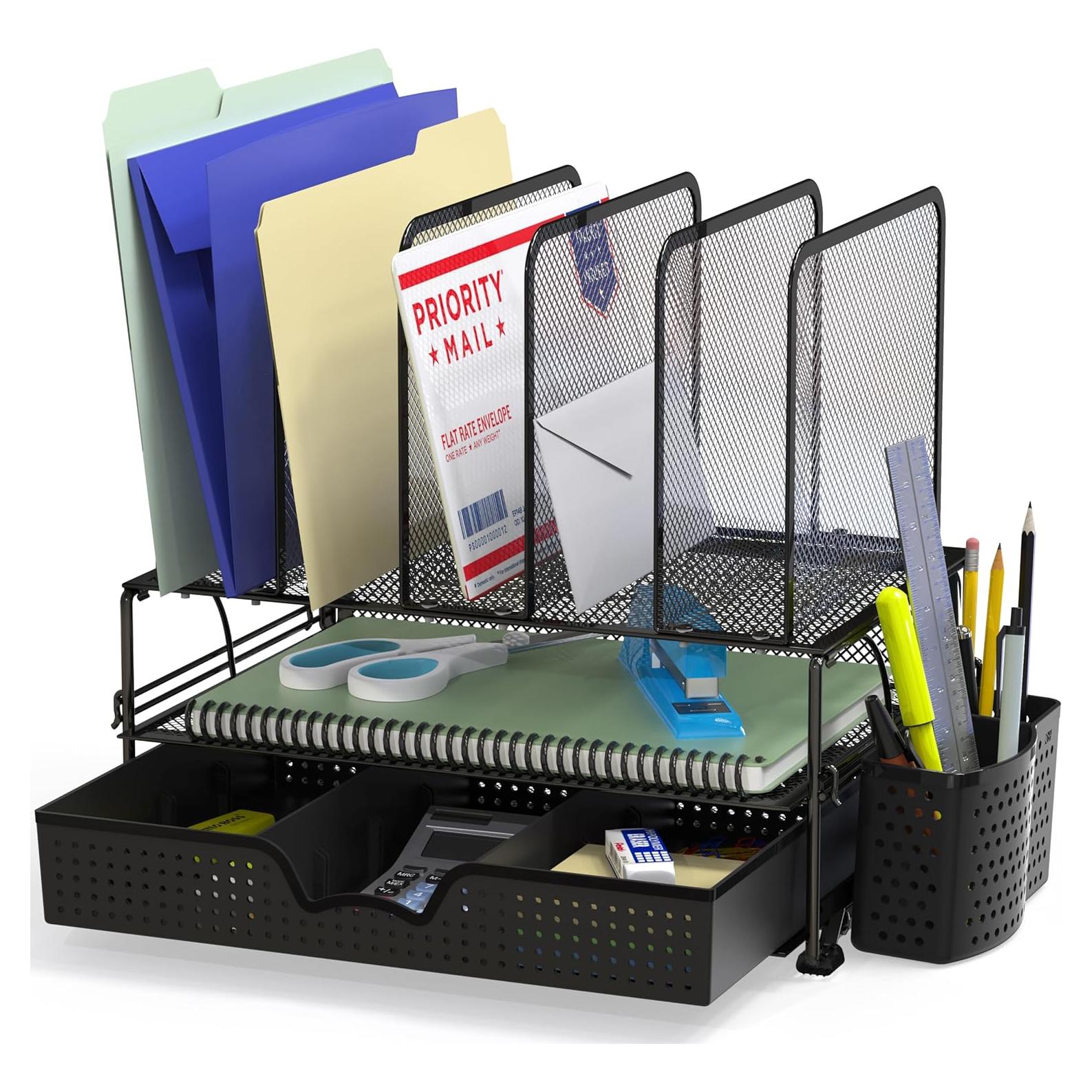 Organizador de Escritorio Simple Houseware con Cajón y Bandejas