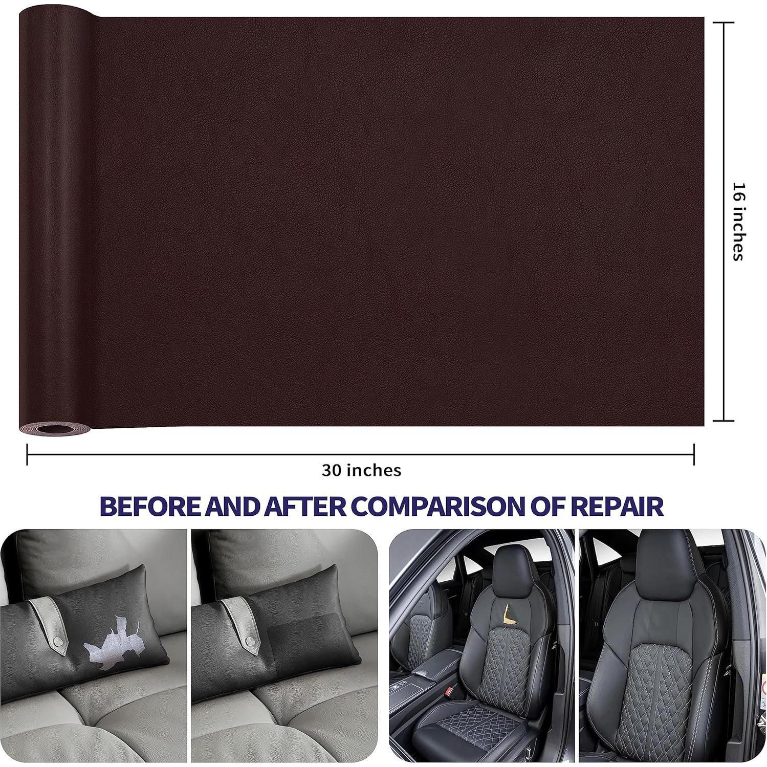 Kit de Cinta Reparación de Cuero Besezx 40.6x76.2cm Burdeos