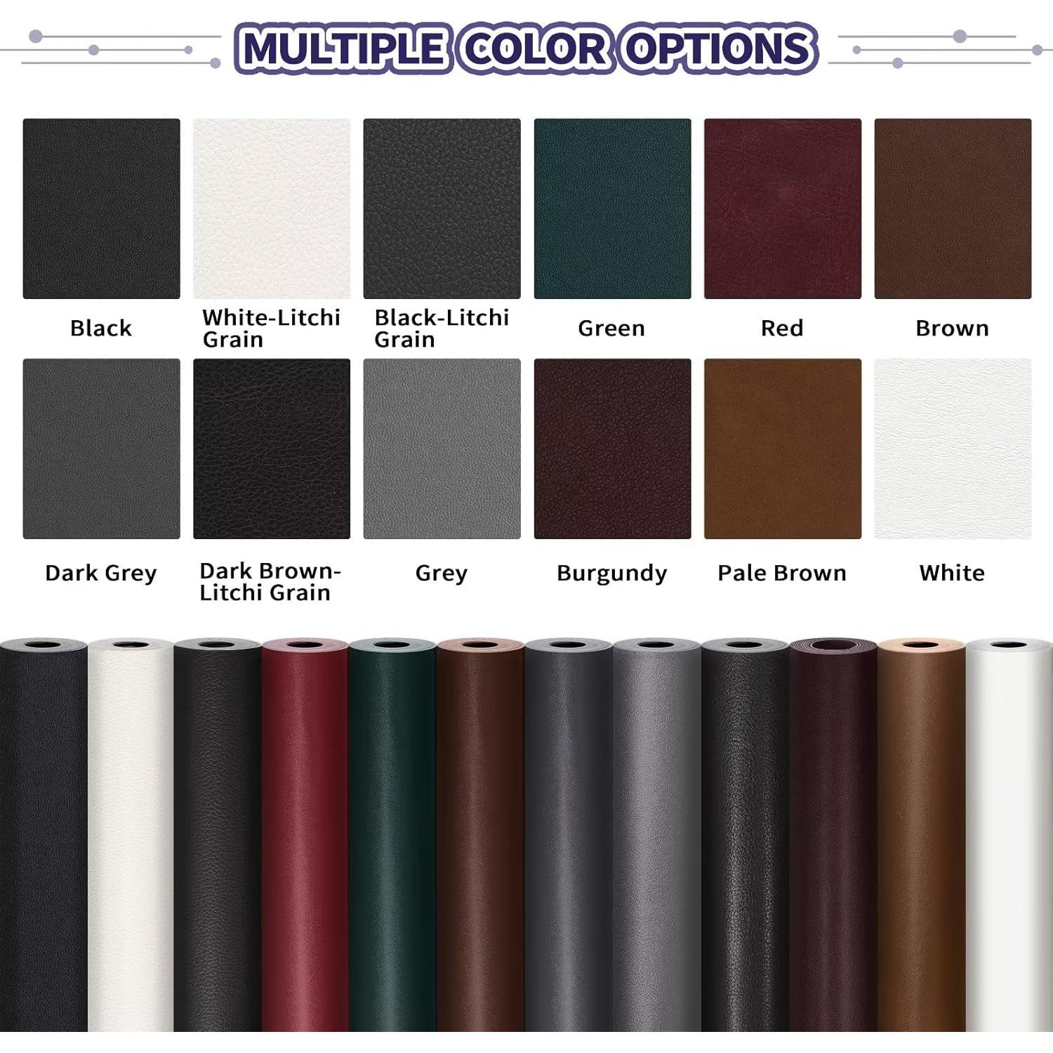 Kit de Cinta Reparación de Cuero Besezx 40.6x76.2cm Burdeos