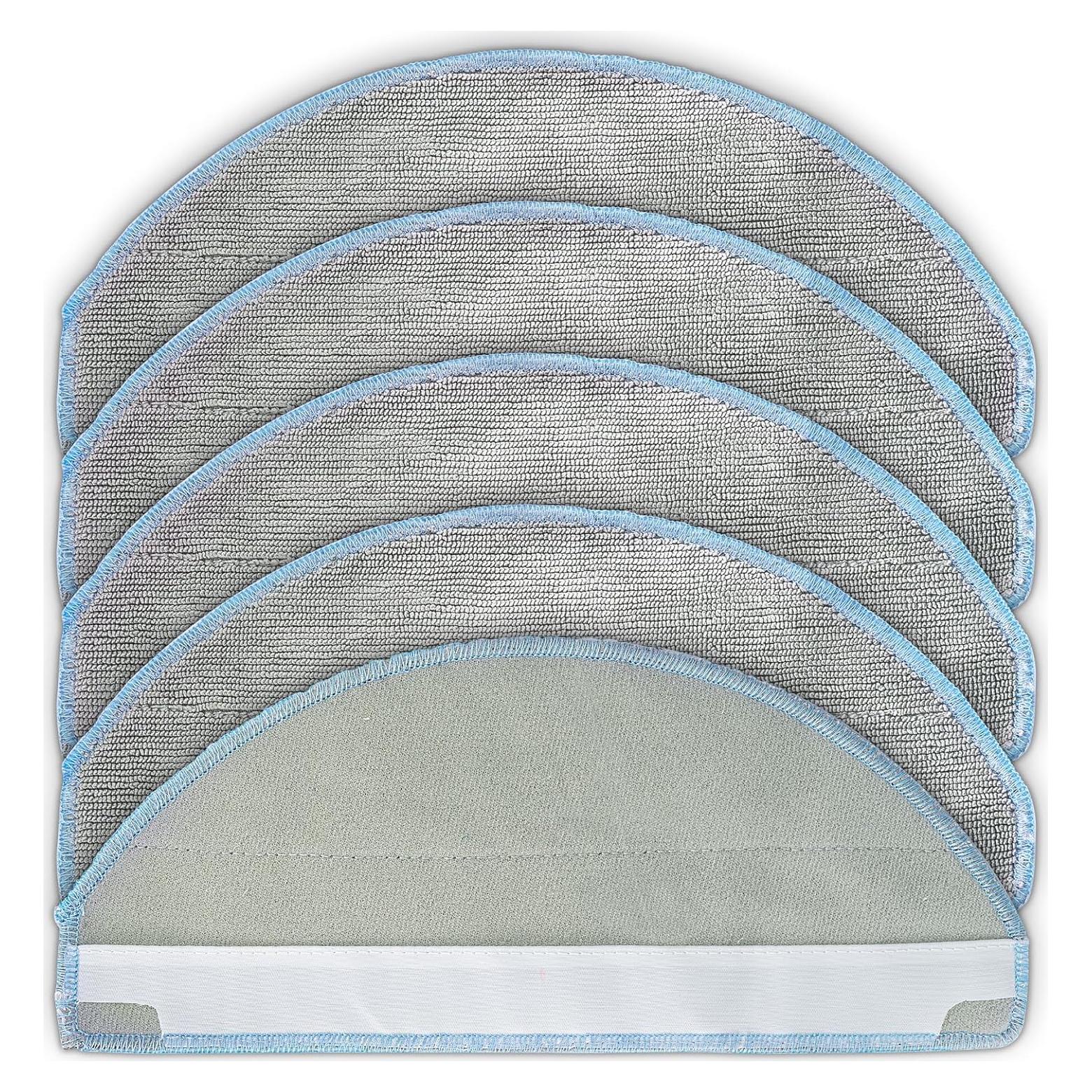 Paquete de 5 Almohadillas Trapeador BRUVISH para iRobot
