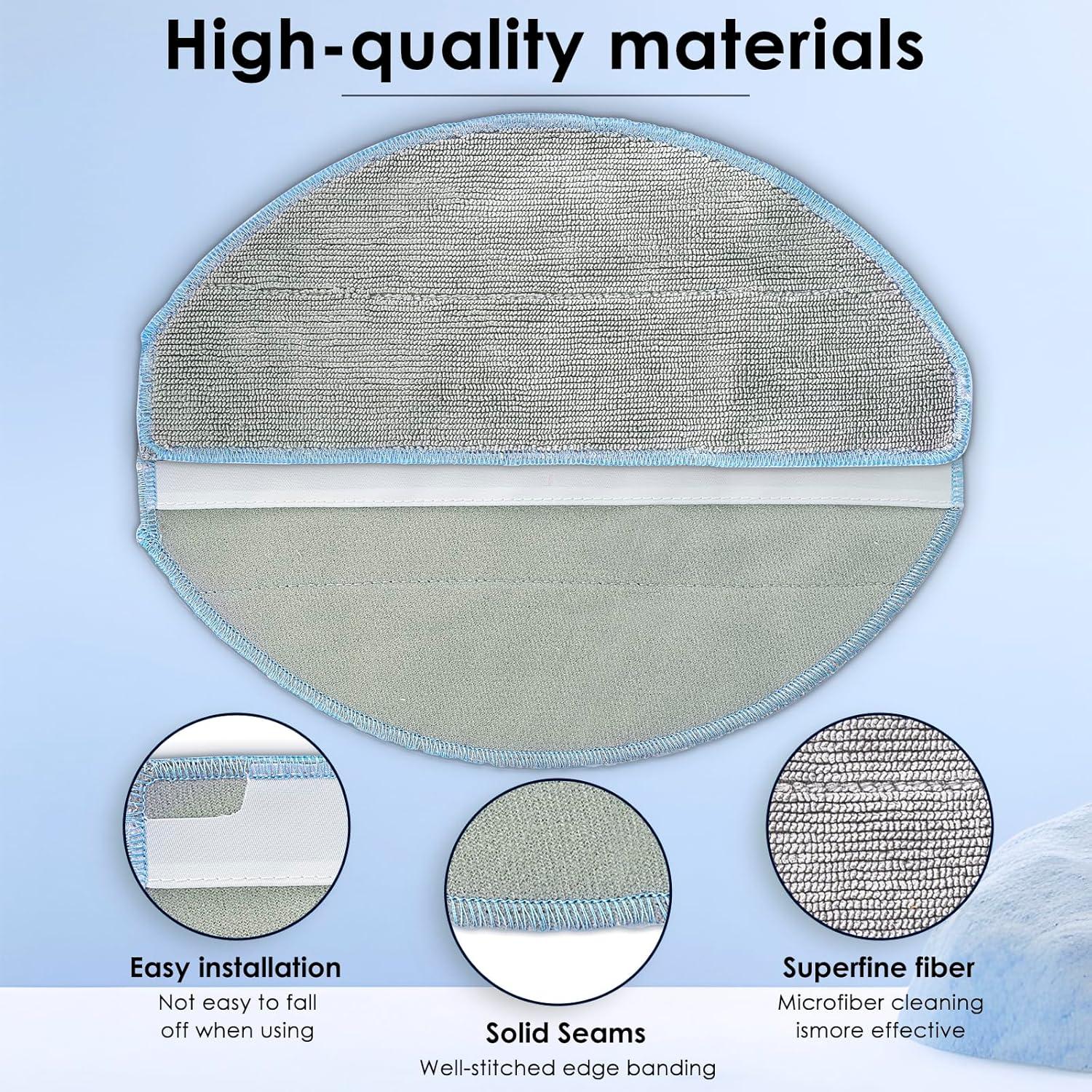 Paquete de 5 Almohadillas Trapeador BRUVISH para iRobot
