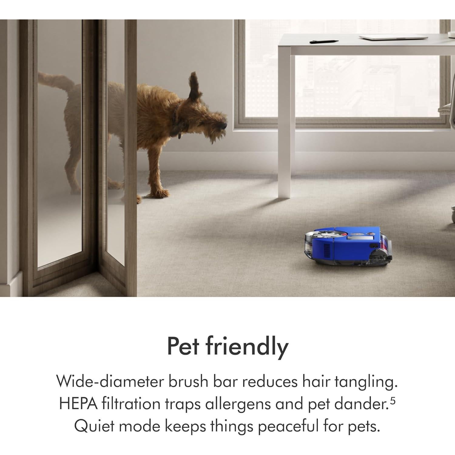 Aspiradora Robot Dyson 360 Vis Nav 0.49L 65min Azul