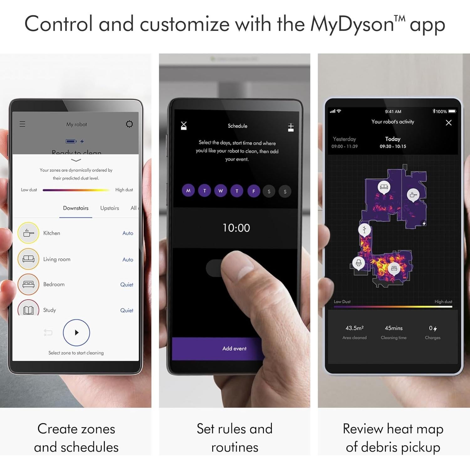 Aspiradora Robot Dyson 360 Vis Nav 0.49L 65min Azul