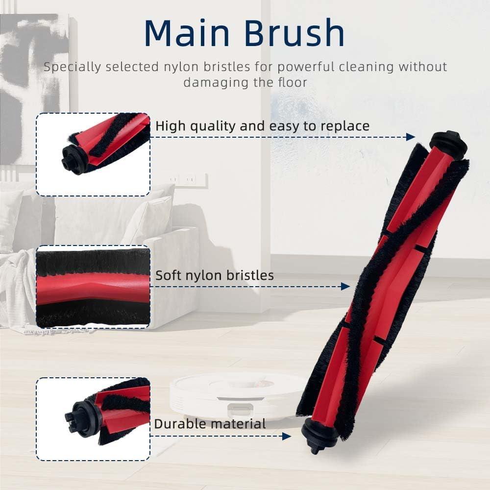 Accesorios LVTENGAI para Roborock Q5 y Q5+ - 1 cepillo y 4 filtros