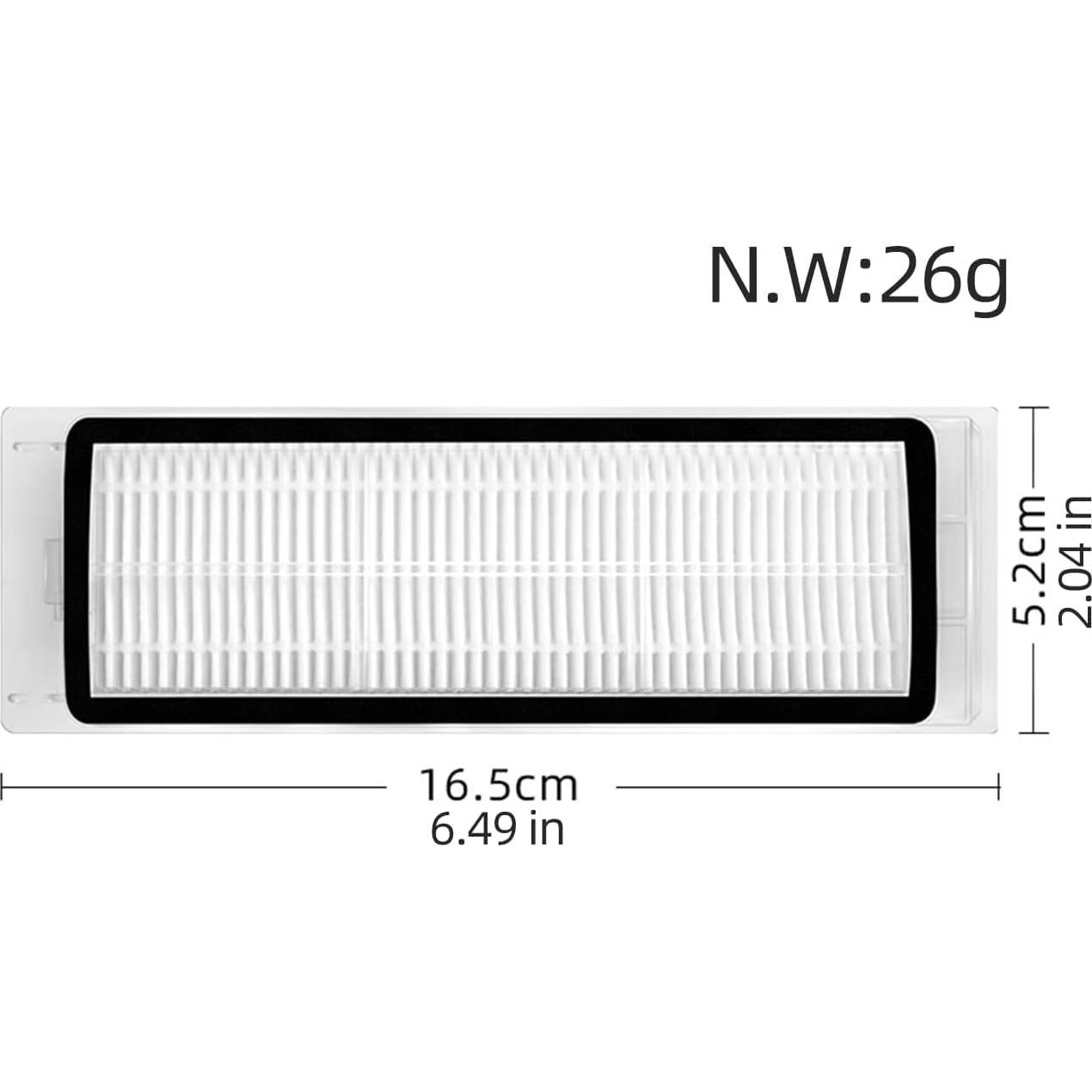 Accesorios LVTENGAI para Roborock Q5 y Q5+ - 1 cepillo y 4 filtros